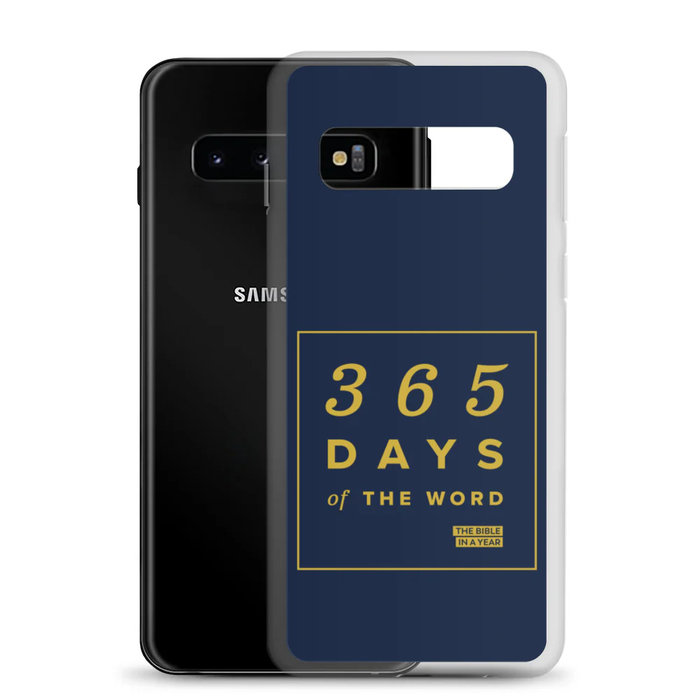 365 Days of the Word Bible in a Year Samsung Phone Case - Navy - Image 2