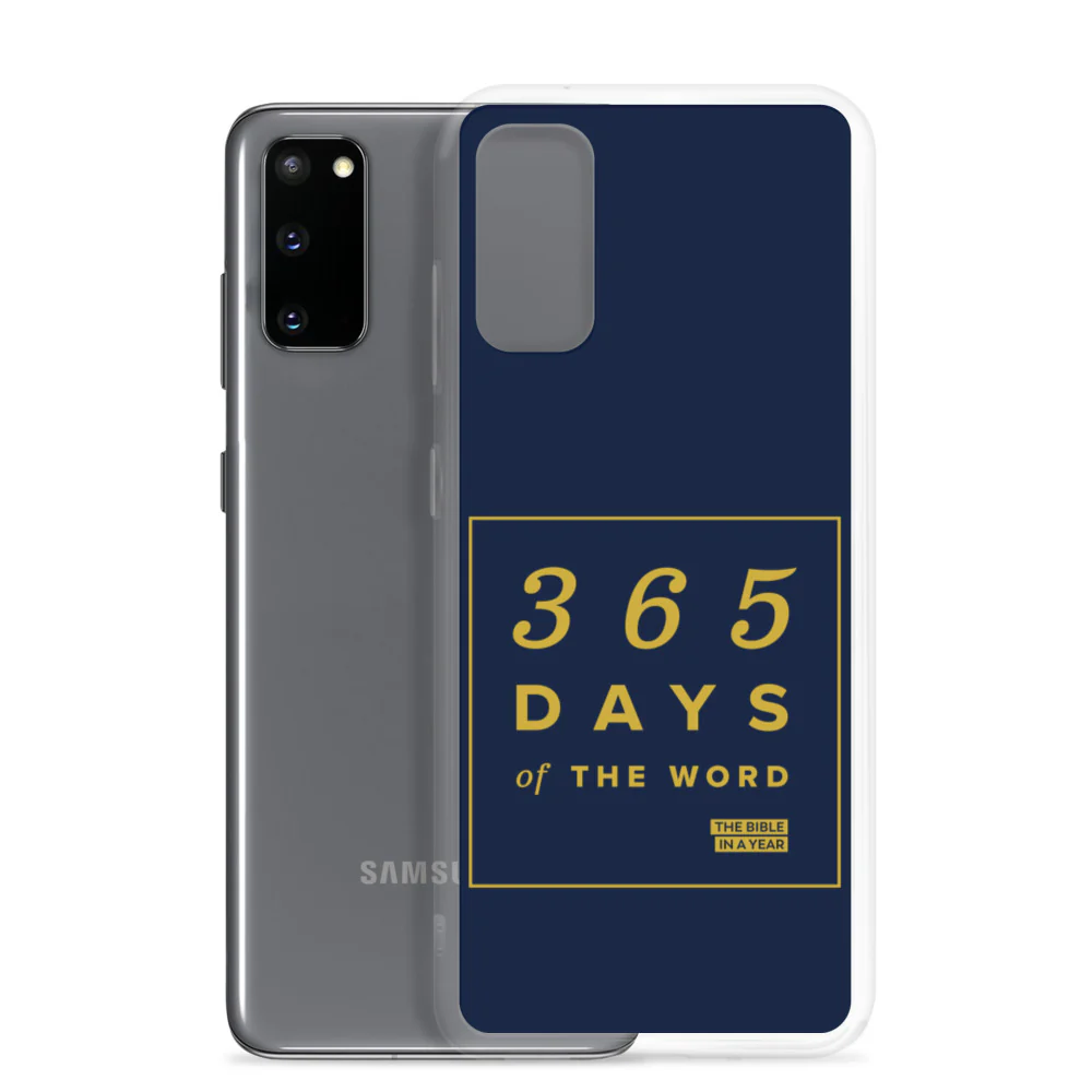 365 Days of the Word Bible in a Year Samsung Phone Case - Navy - Image 8