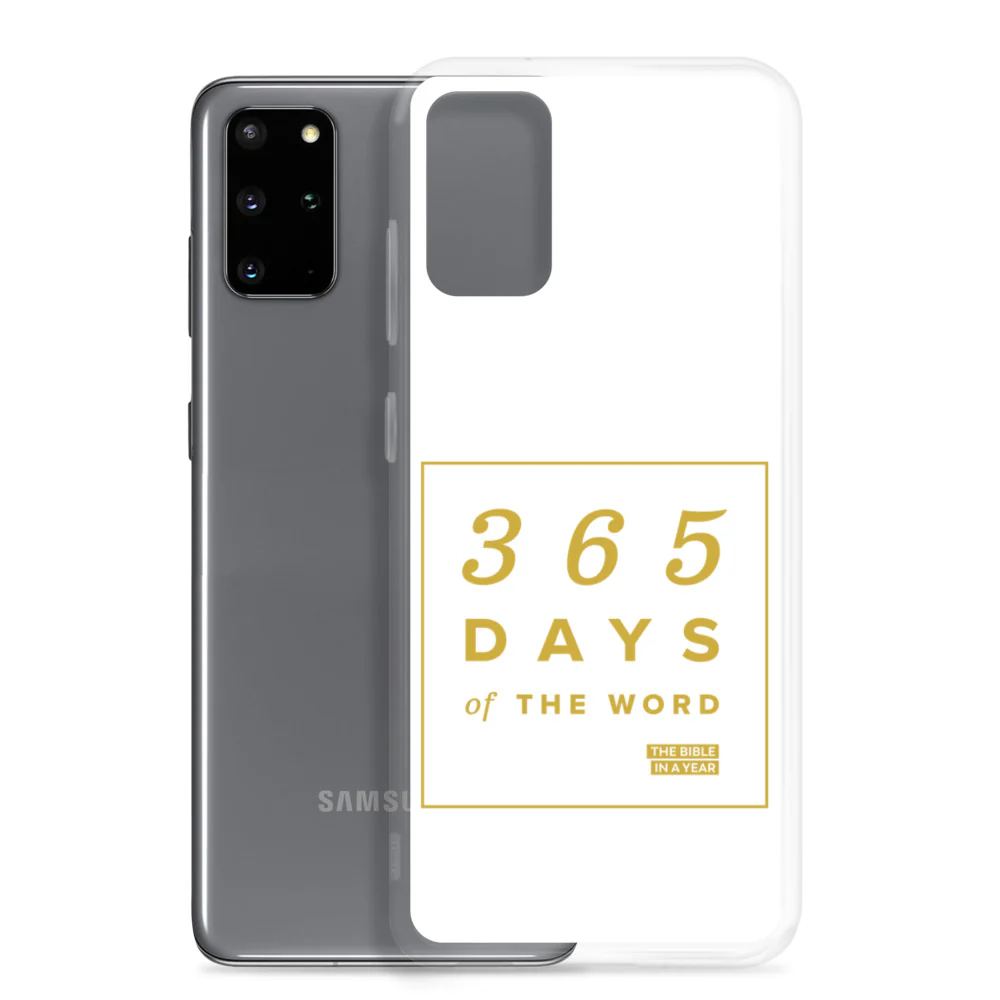 365 Days of the Word Bible in a Year Samsung Phone Case - Navy - Image 10