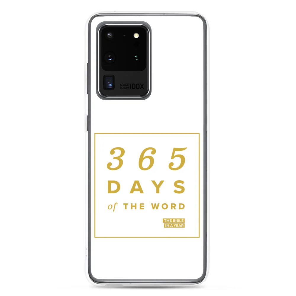 365 Days of the Word Bible in a Year Samsung Phone Case - Navy - Image 11
