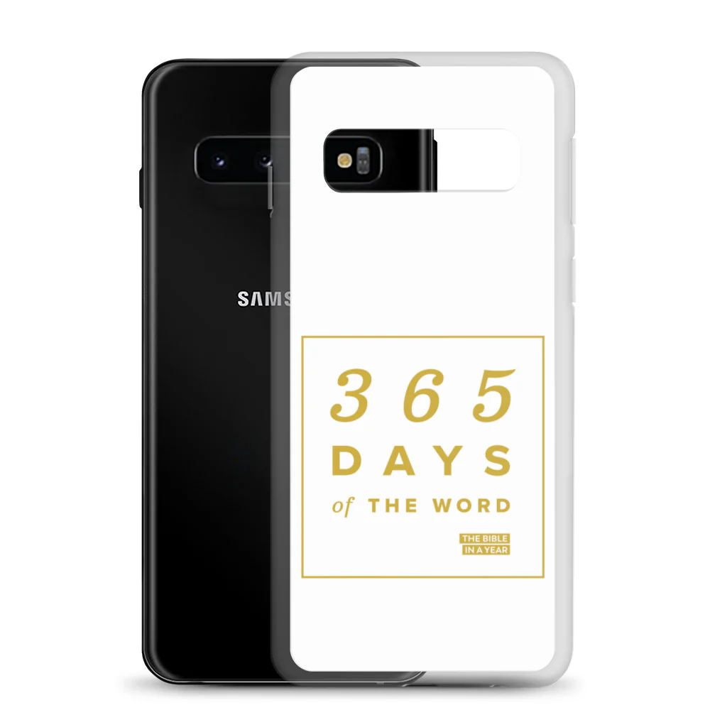 365 Days of the Word Bible in a Year Samsung Phone Case - Navy - Image 2