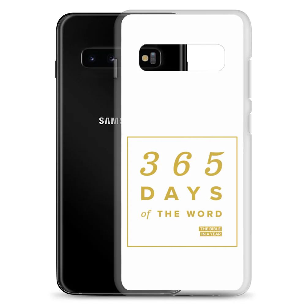 365 Days of the Word Bible in a Year Samsung Phone Case - Navy - Image 4