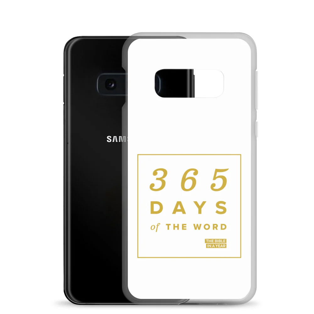 365 Days of the Word Bible in a Year Samsung Phone Case - Navy - Image 6