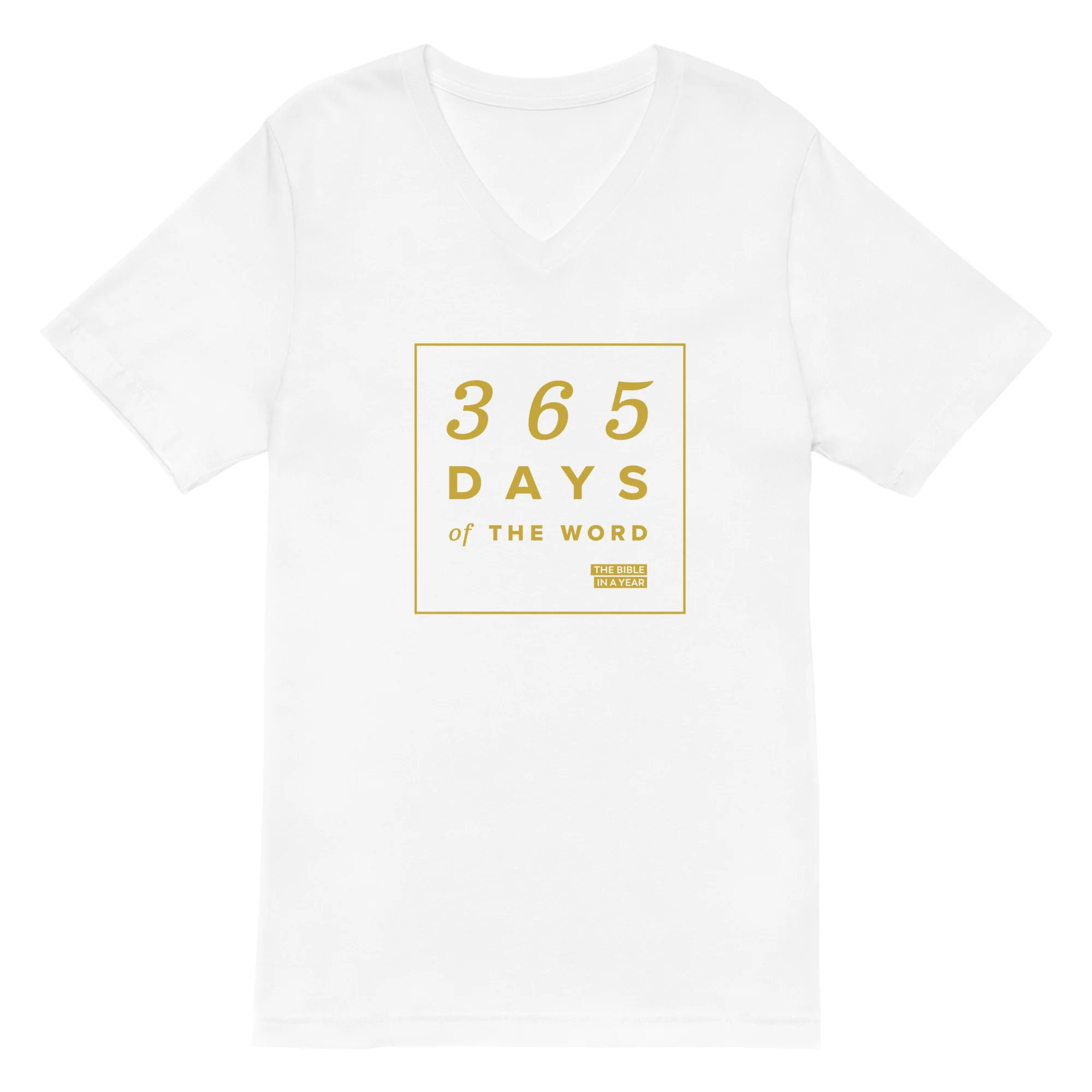 "365 Days of the Word" / Bible in a Year V-Neck T-Shirt - Image 11