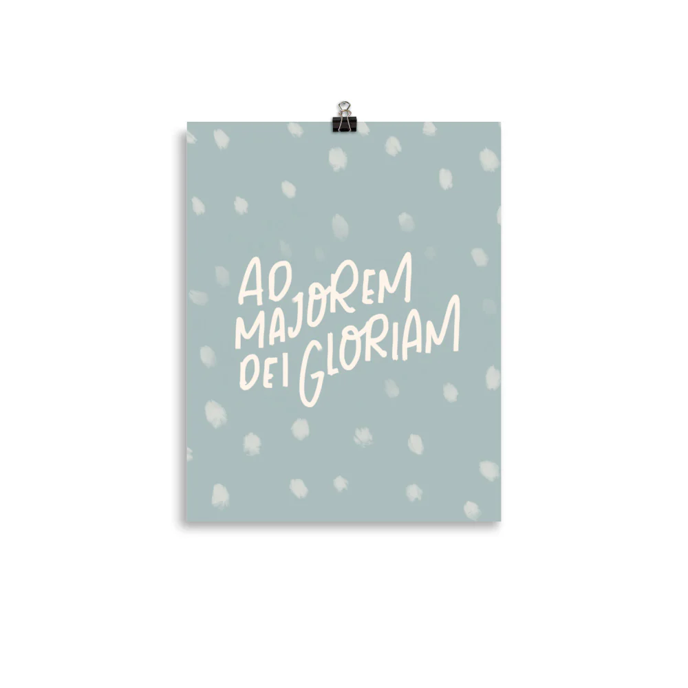 AMDG Art Prints: Zelie & Lou