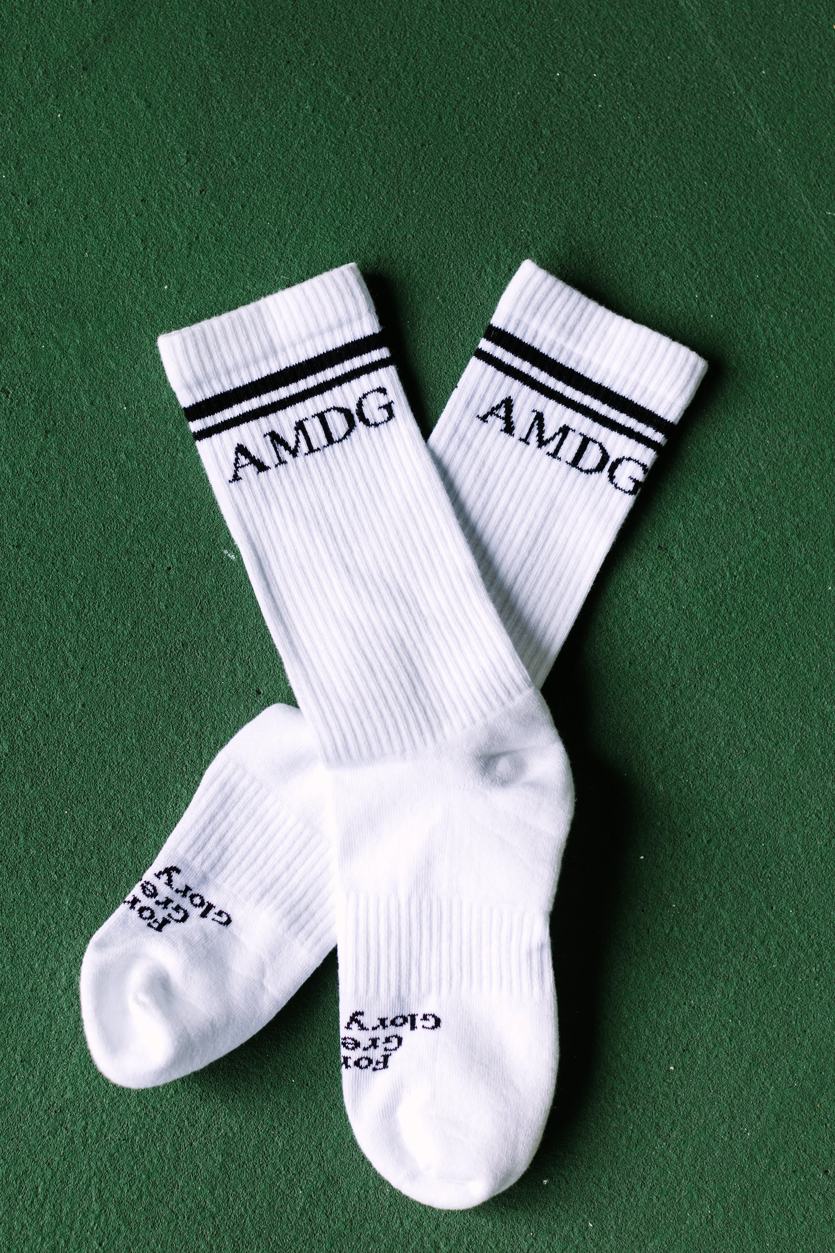 "AMDG" / Crew Socks - Image 3