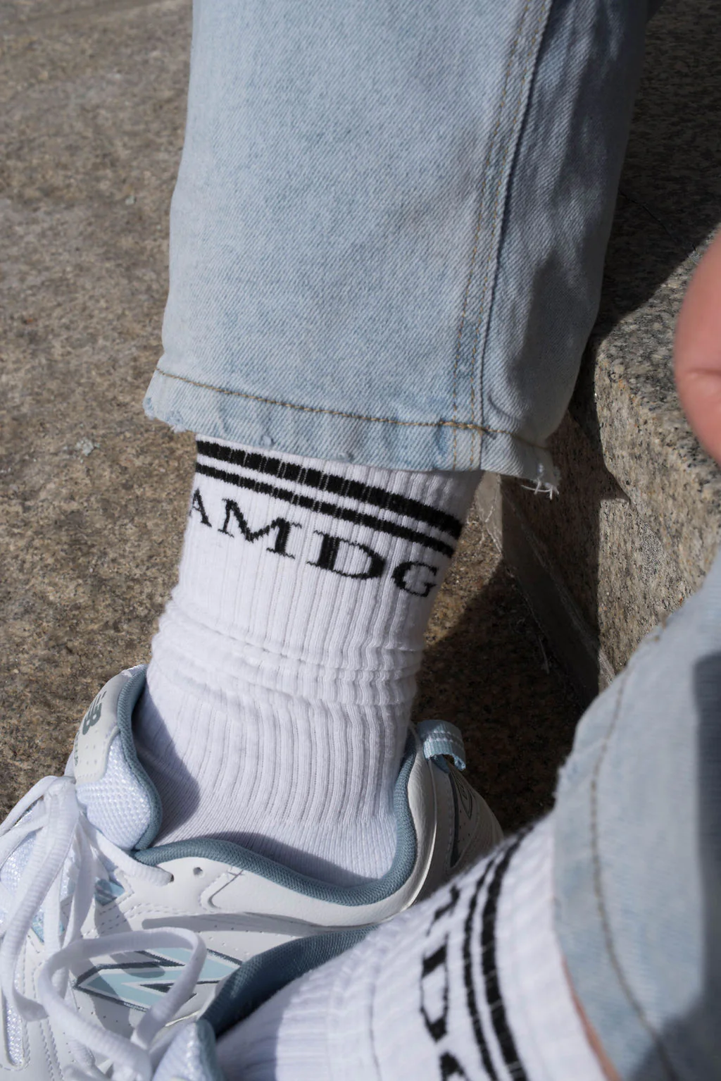 "AMDG" / Crew Socks - Image 5