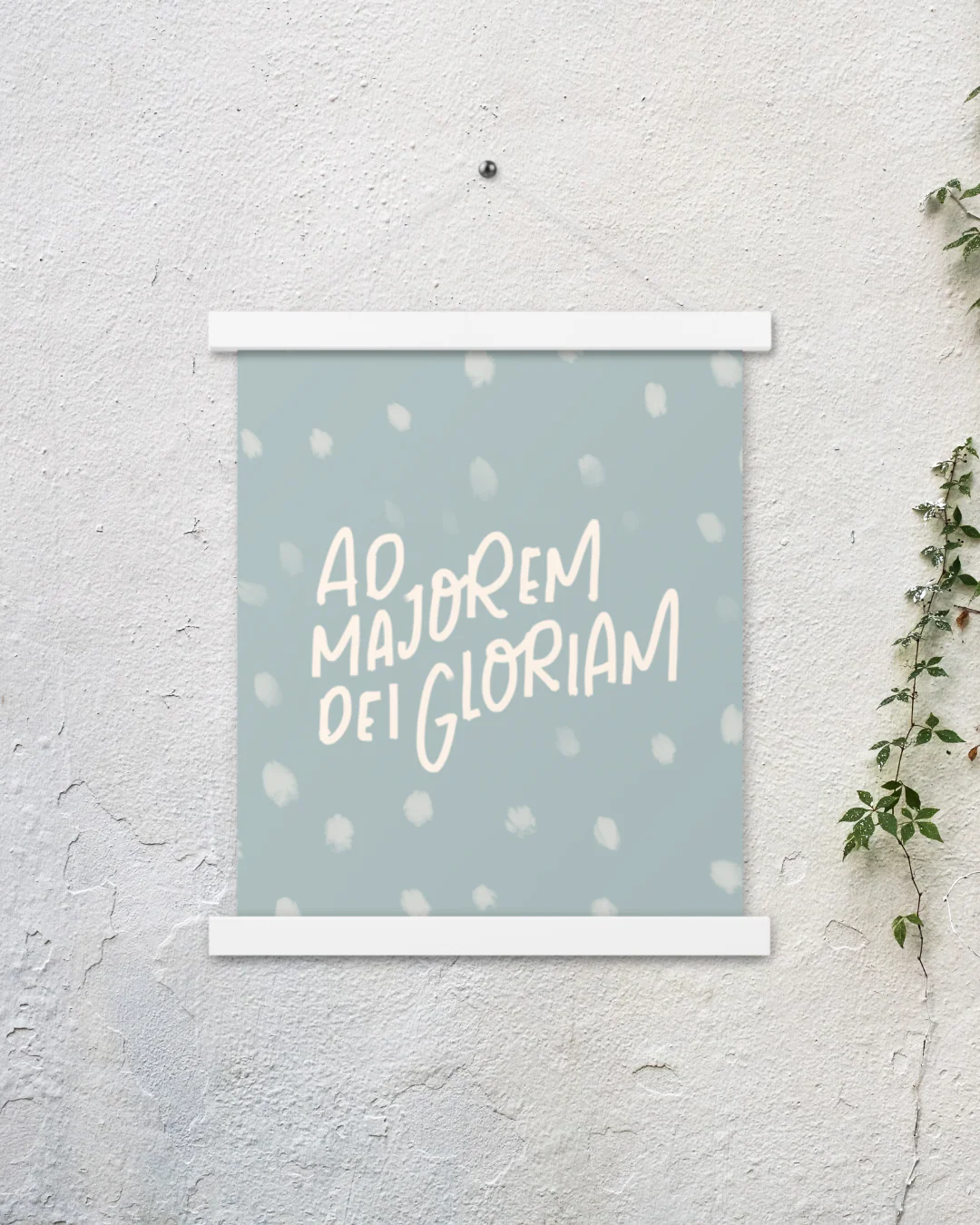 AMDG Art Print with Hanger: Zelie & Lou