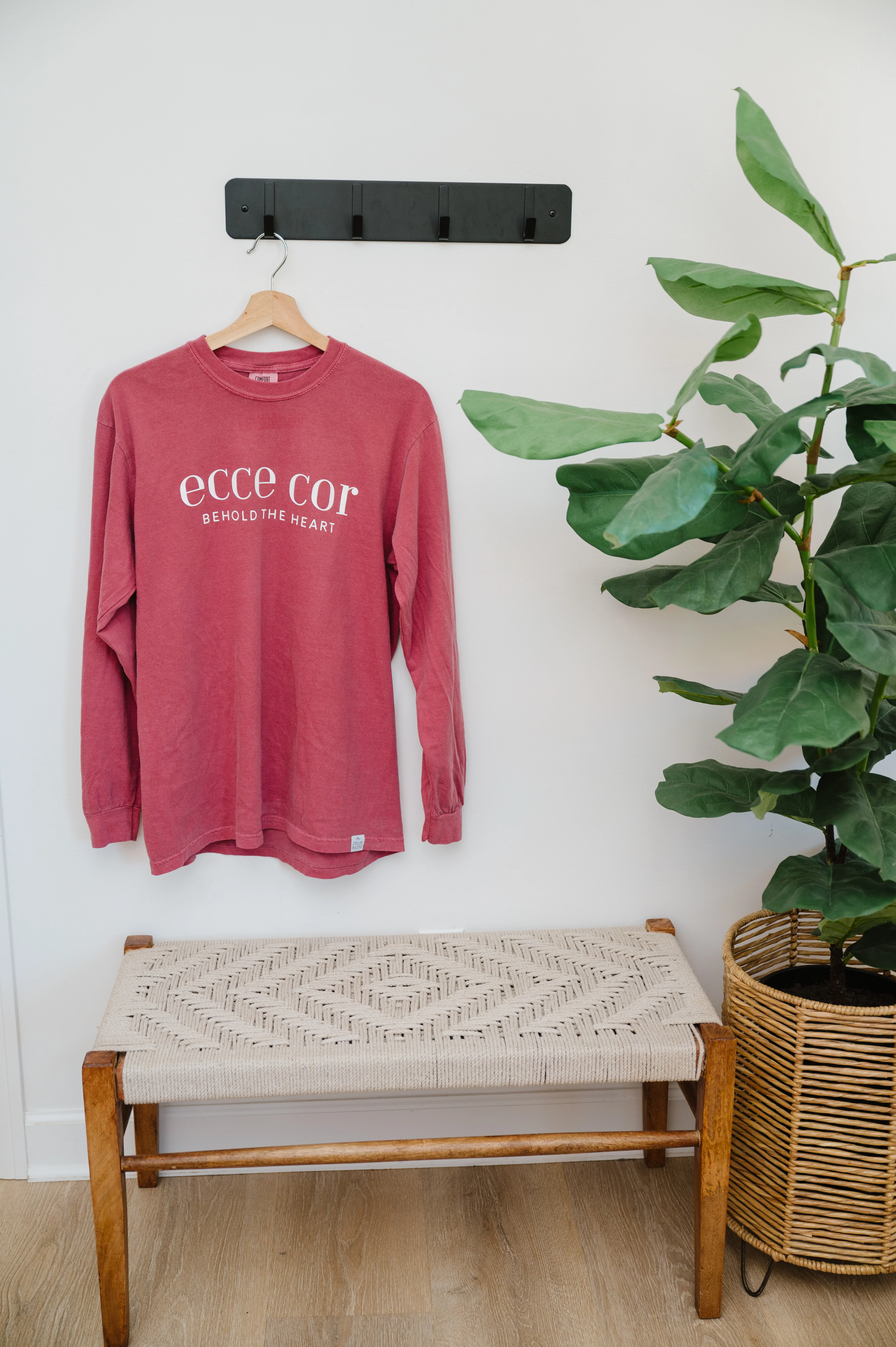 "Ecce Cor" / Sacred Heart of Jesus T-Shirt - Image 3