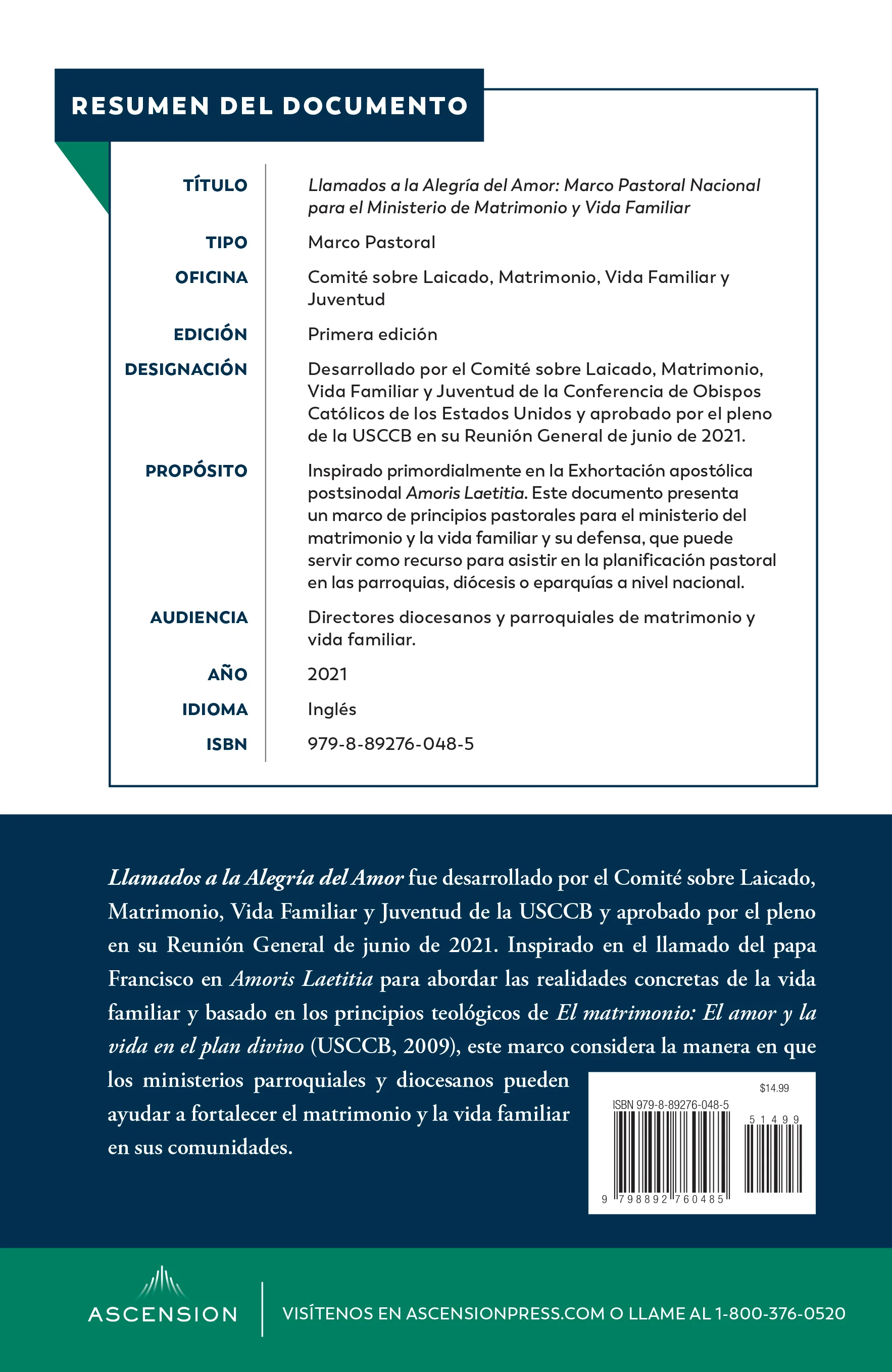 Called to the Joy of Love: A National Pastoral Framework for Marriage and Family Life Ministry - Image 7