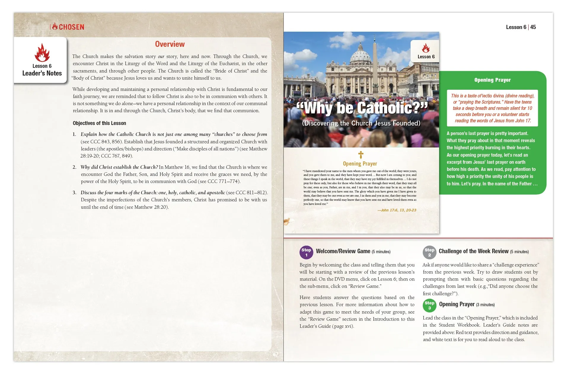 Chosen: This is Your Catholic Faith Leader's Guide (Includes Online Course Access) - Image 4