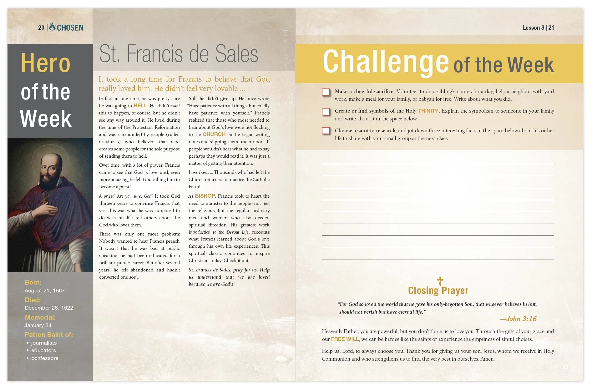 Chosen: This is Your Catholic Faith Student Workbook - Image 4