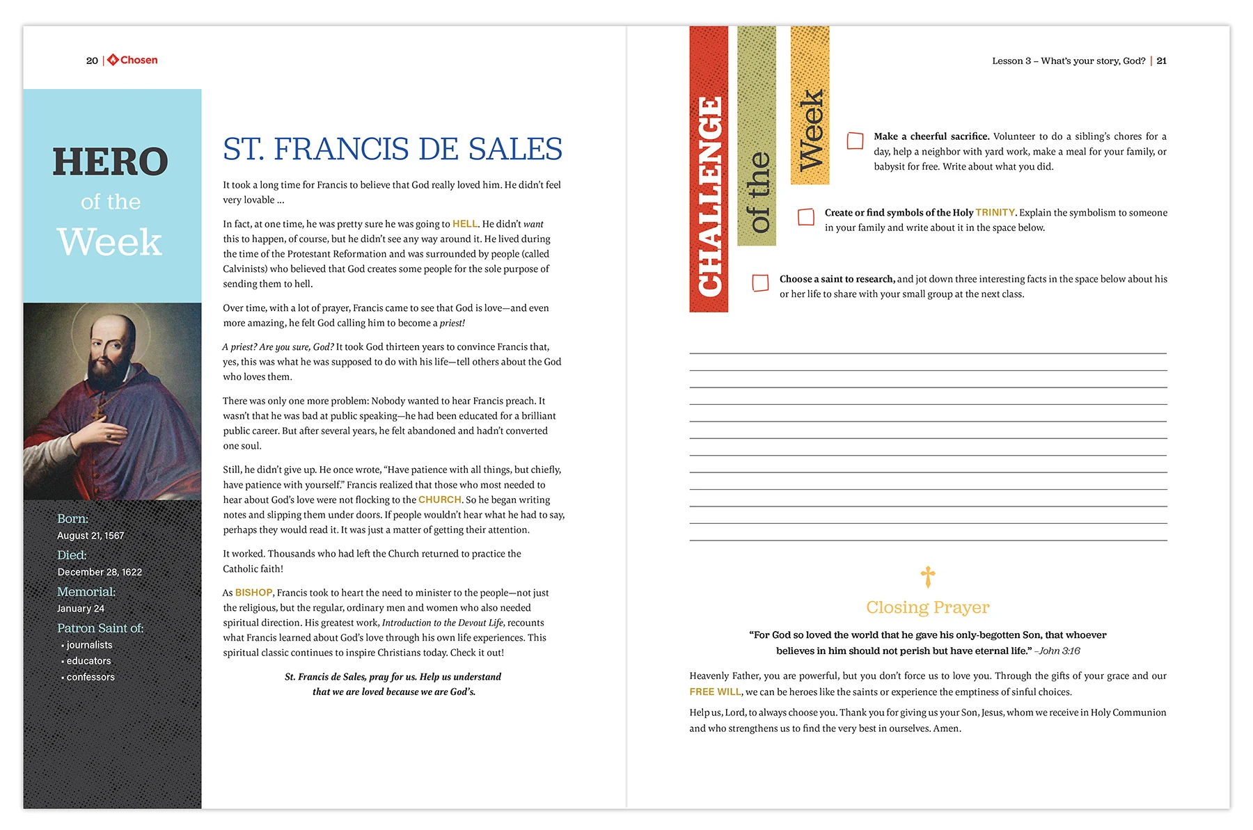 Chosen: Your Journey to Confirmation, Student Workbook (Includes Online Course Access) - Image 4