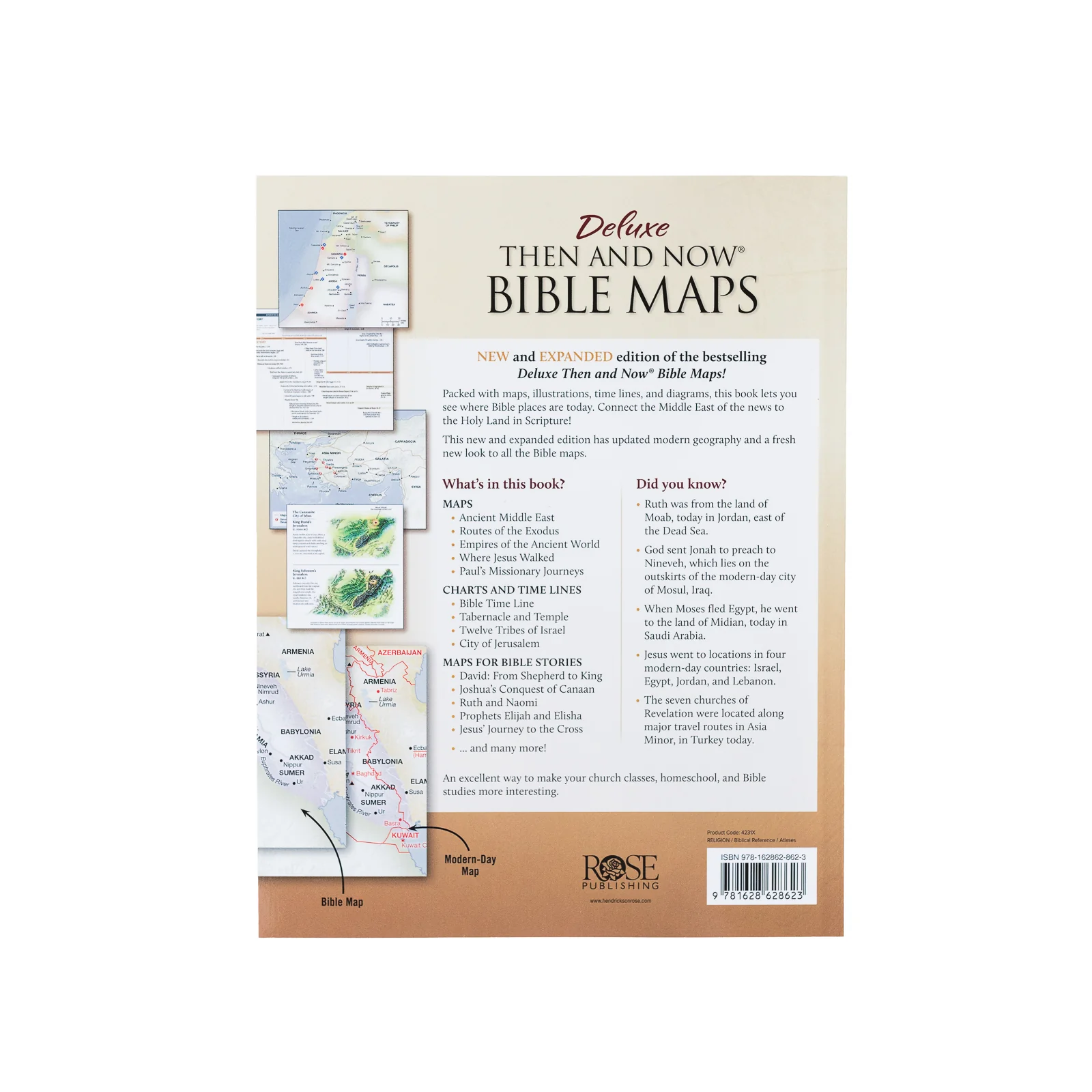Deluxe Then and Now Bible Maps - Image 4