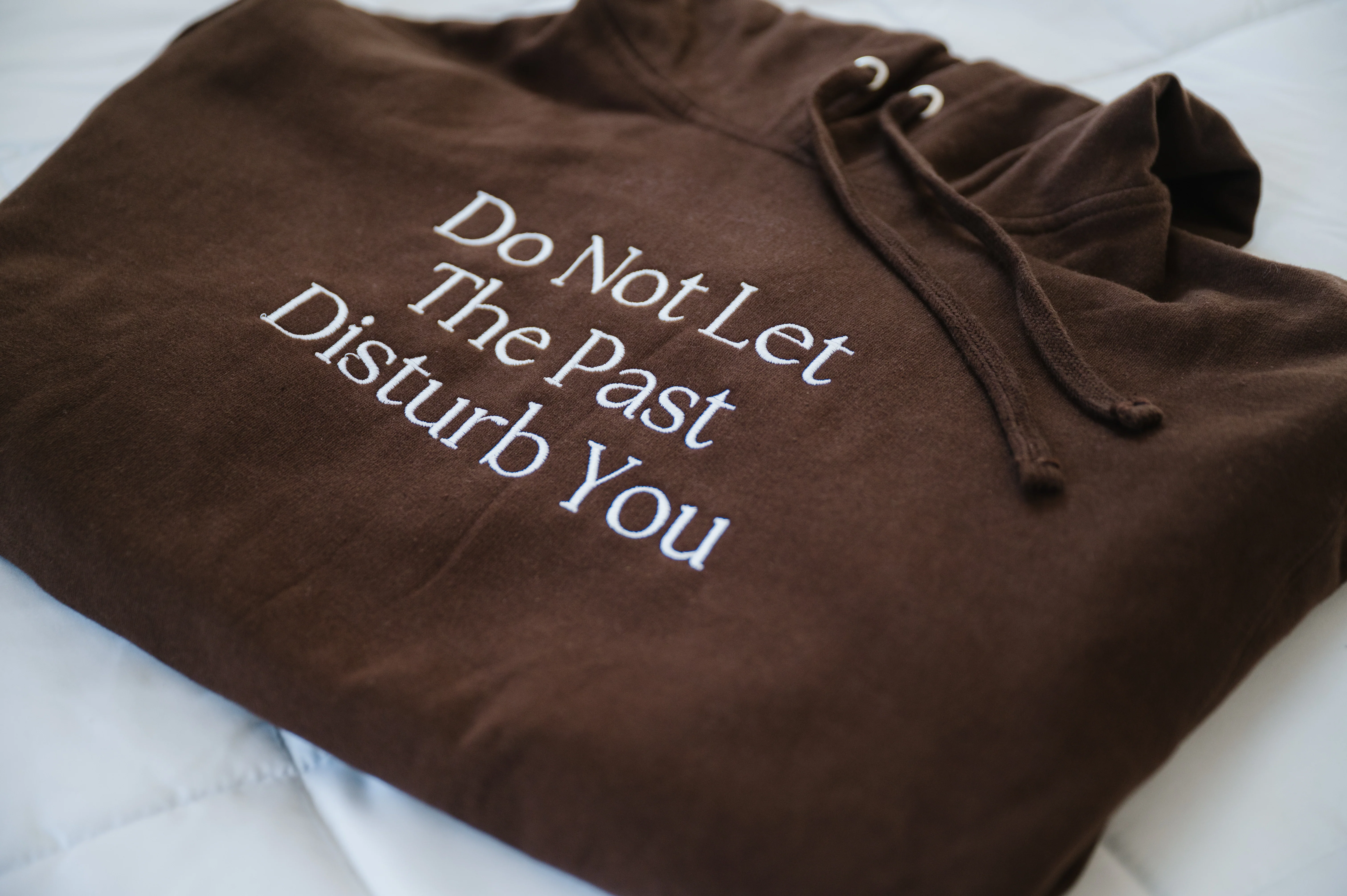 "Do Not Let the Past Disturb You" / St. Teresa of Calcutta Hoodie - Image 3