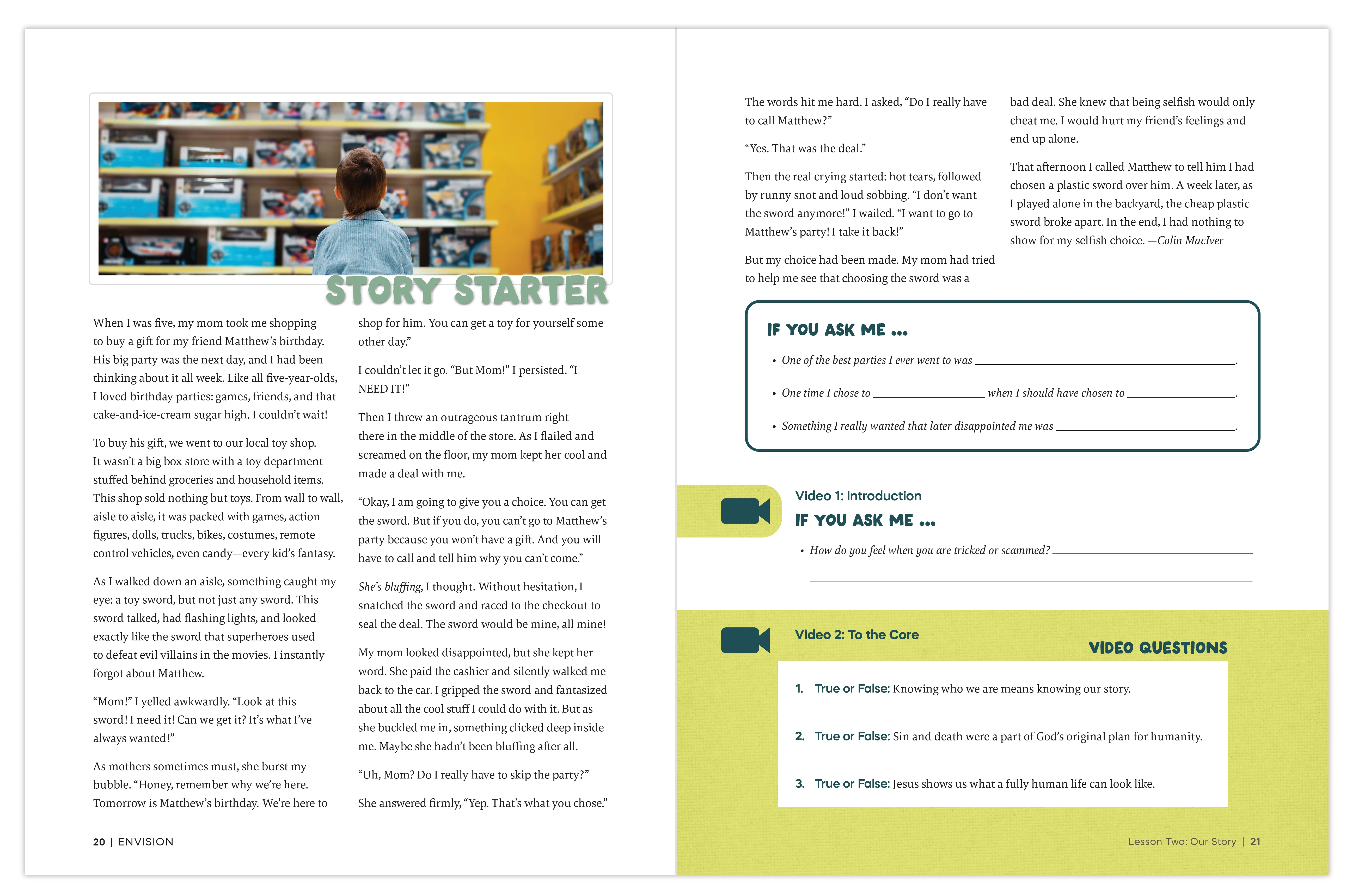 Envision: Theology of the Body for Middle School, Student Pack (Includes Online Course Access) - Image 6