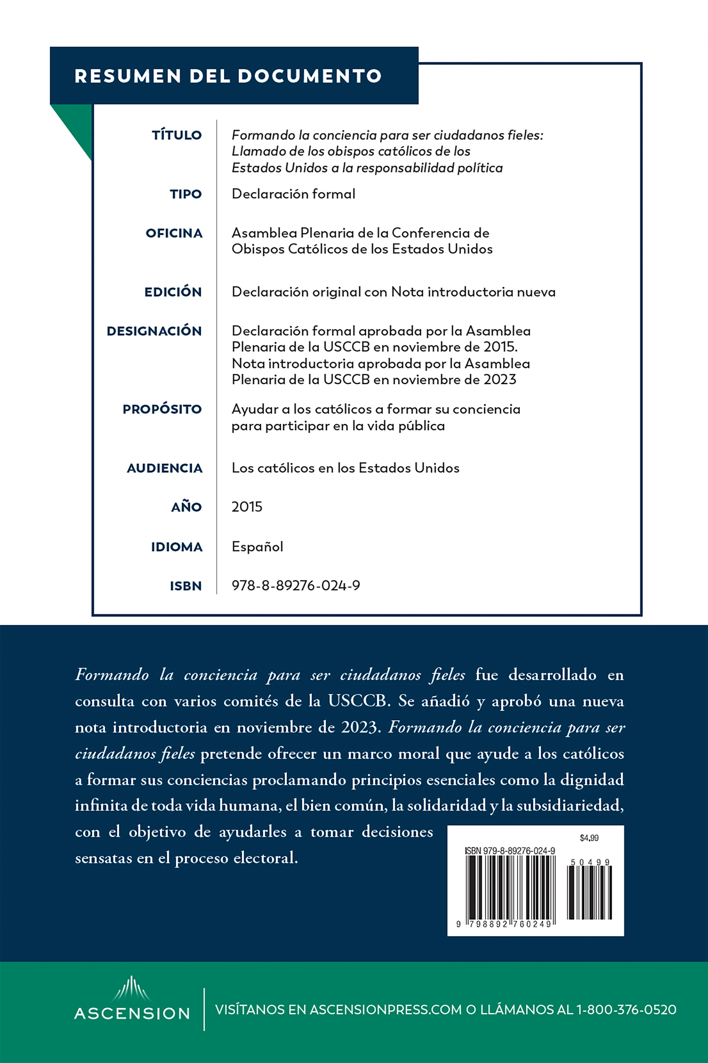 Forming Consciences for Faithful Citizenship: A Call to Political Responsibility - Image 11