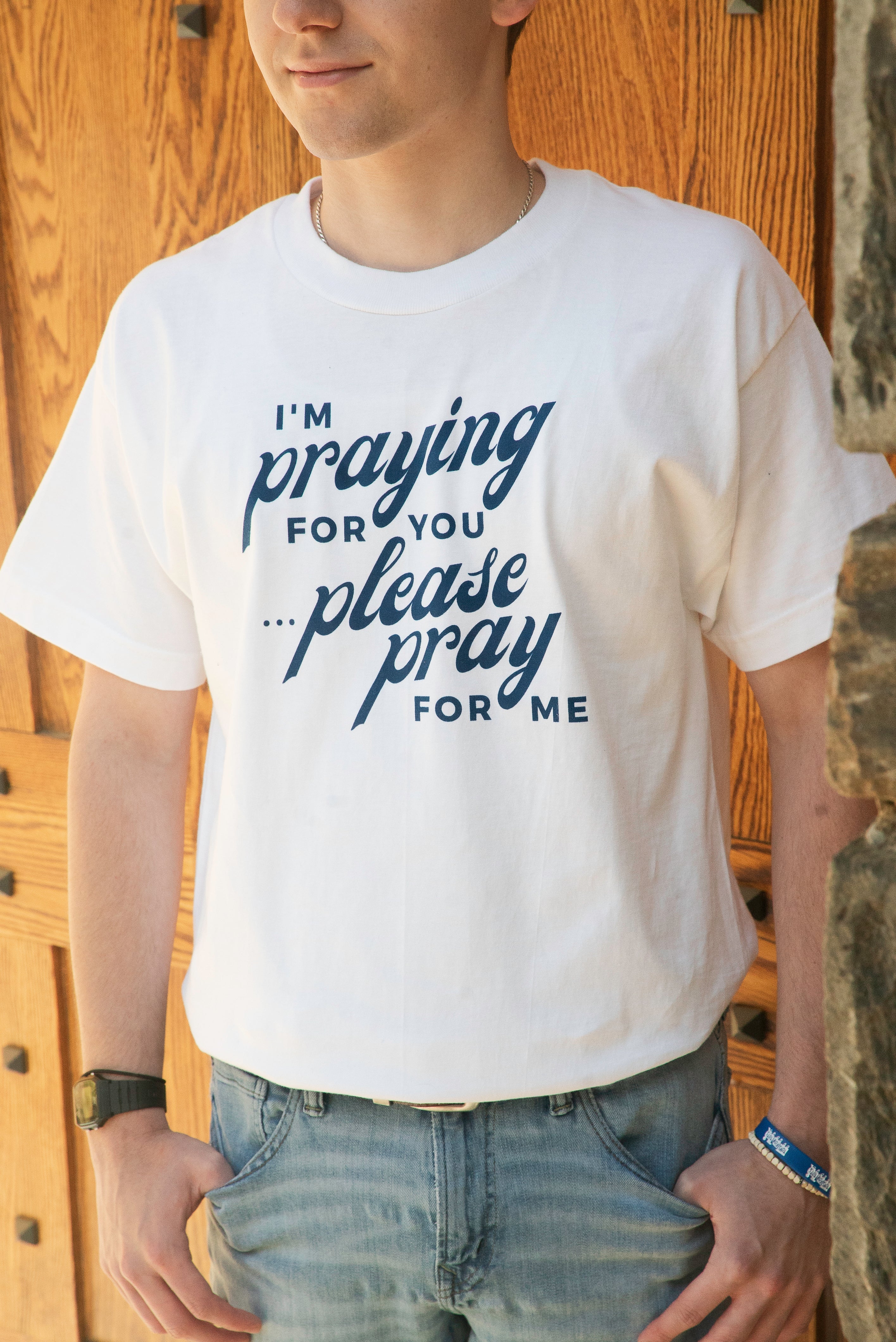 "I'm Praying for You" Unisex Crew Shirt - Image 4
