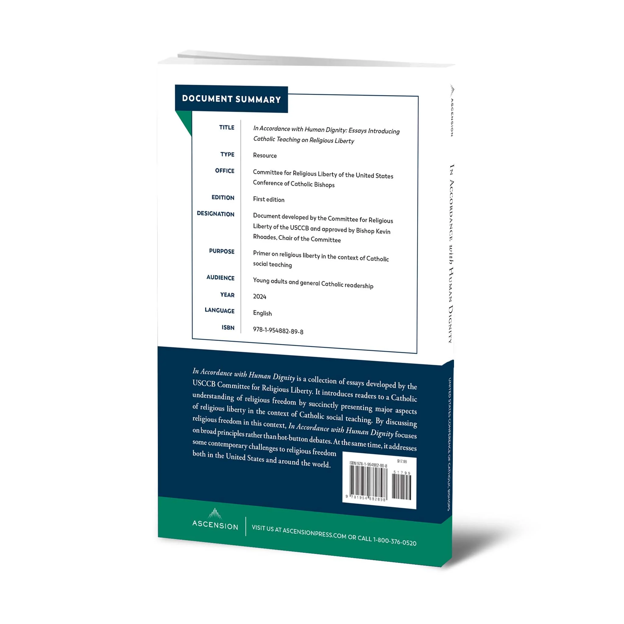 In Accordance with Human Dignity: Essays on Religious Liberty and Catholic Social Teaching - Image 3
