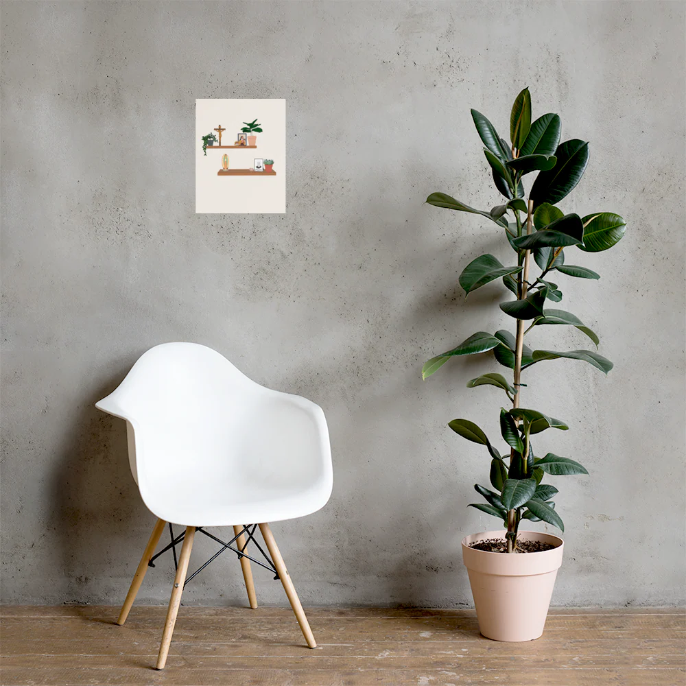 Lifestyle Bookshelf Art Prints: Zelie & Lou - Image 4