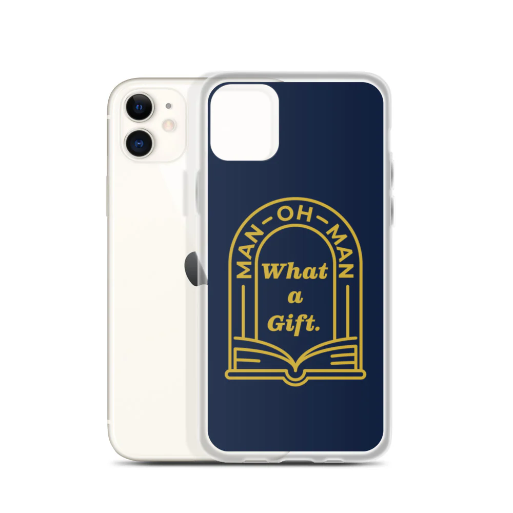 Man-oh-Man Bible in a Year Samsung Phone Case - Navy - Image 3