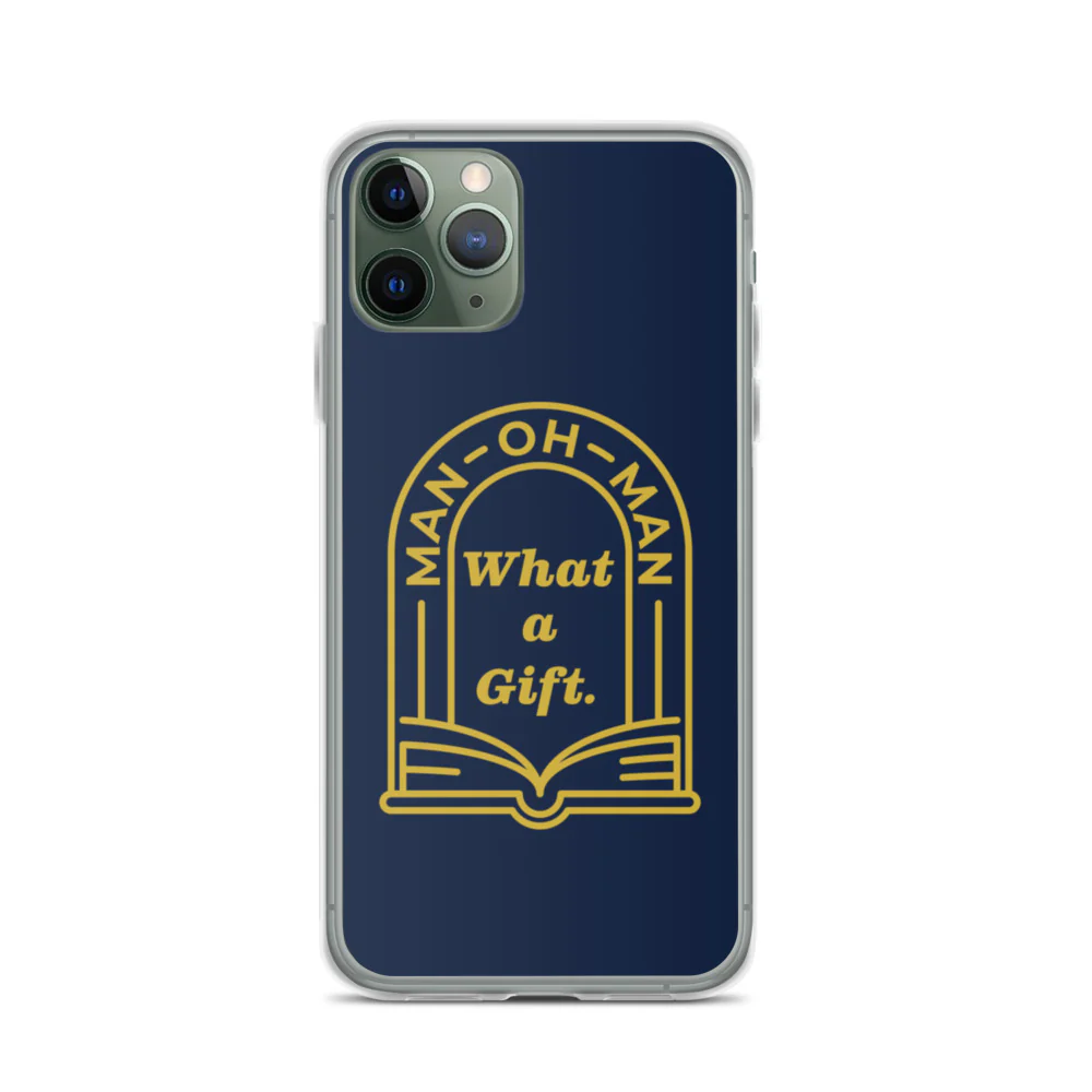 Man-oh-Man Bible in a Year Samsung Phone Case - Navy - Image 4