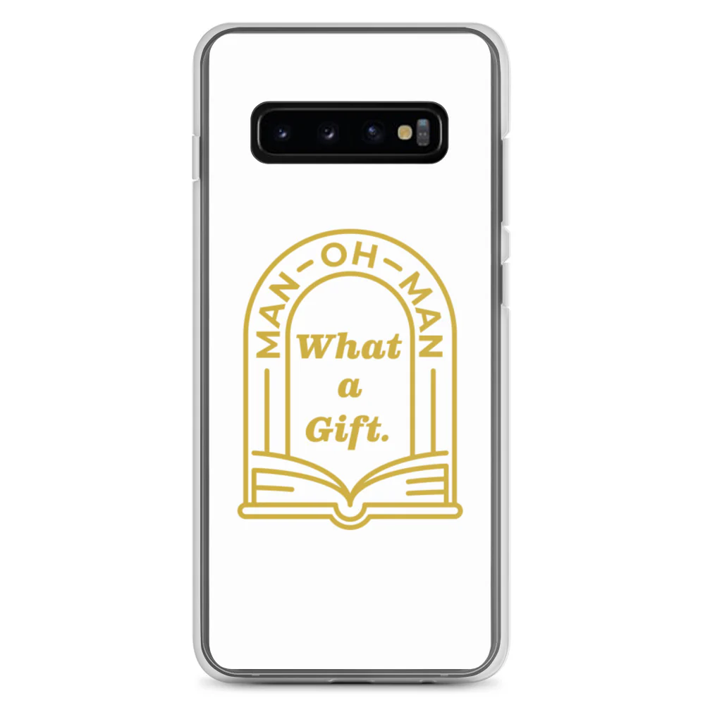 Man-oh-Man Bible in a Year Samsung Phone Case - Navy - Image 3