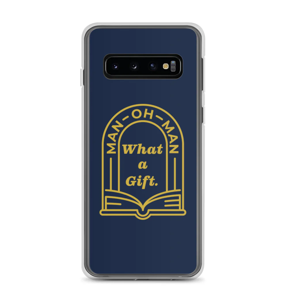 Man-oh-Man Bible in a Year Samsung Phone Case - Navy