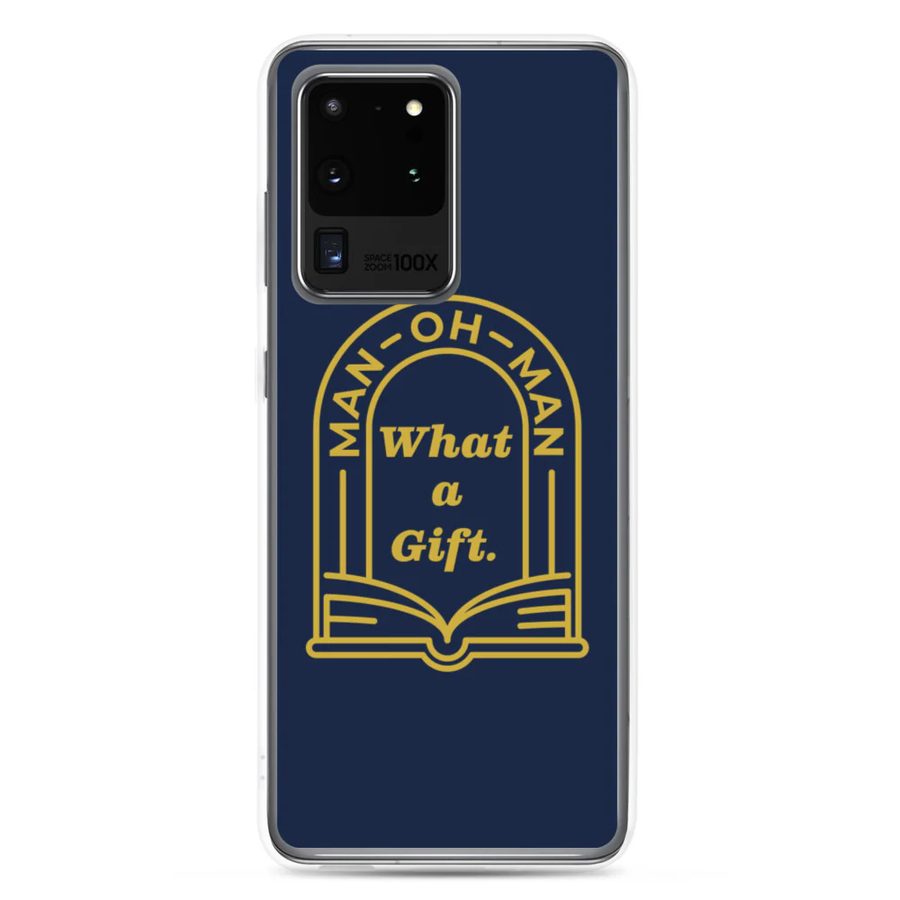 Man-oh-Man Bible in a Year Samsung Phone Case - Navy - Image 11