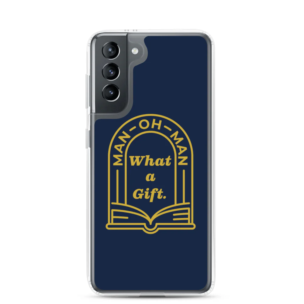 Man-oh-Man Bible in a Year Samsung Phone Case - Navy - Image 13