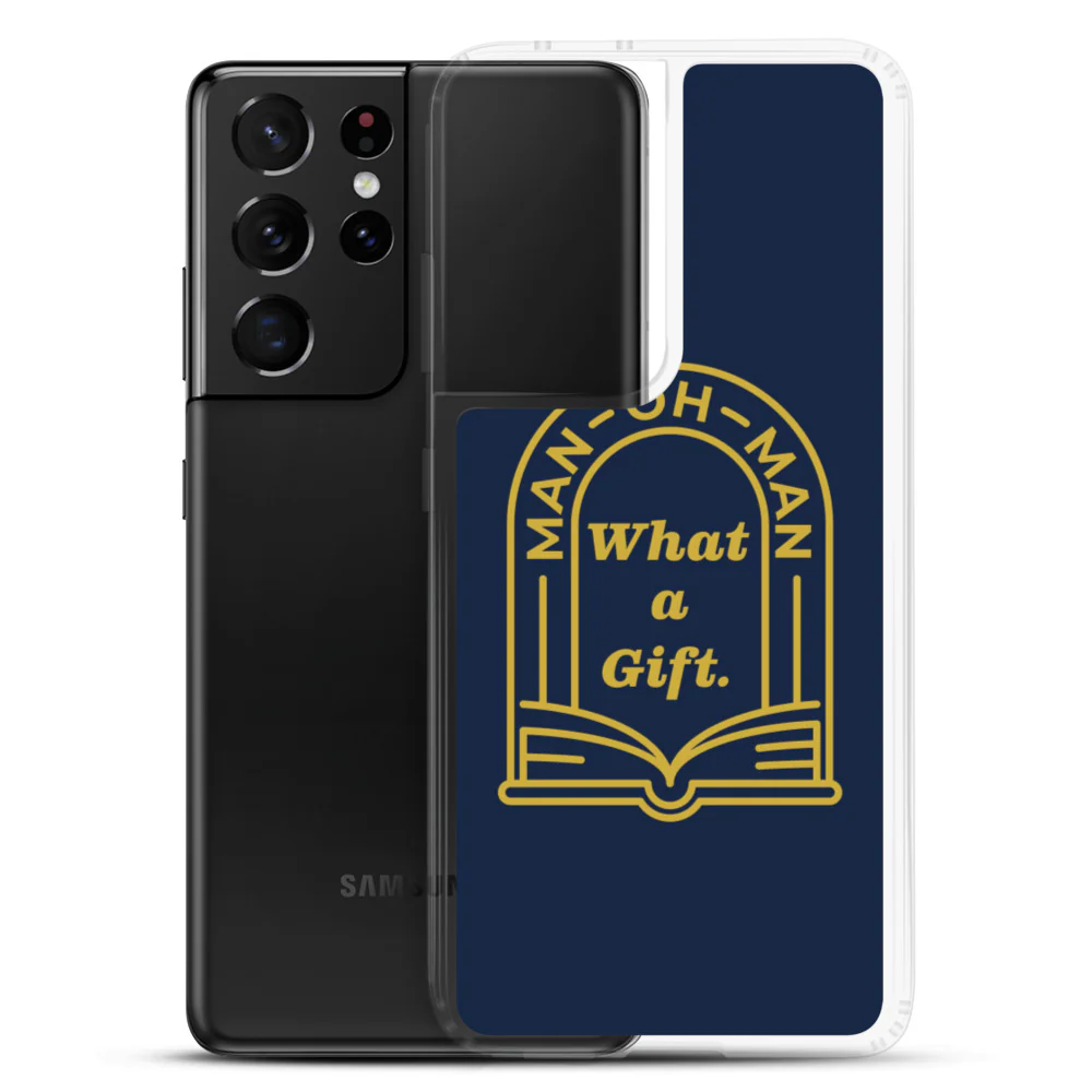Man-oh-Man Bible in a Year Samsung Phone Case - Navy - Image 18