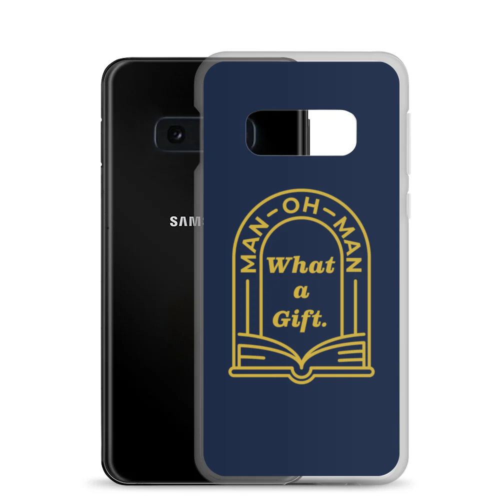 Man-oh-Man Bible in a Year Samsung Phone Case - Navy - Image 6