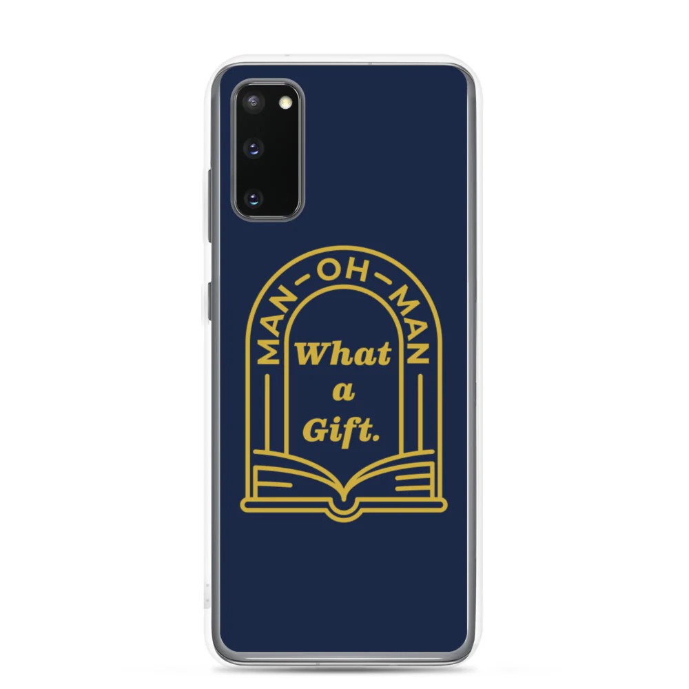 Man-oh-Man Bible in a Year Samsung Phone Case - Navy - Image 7