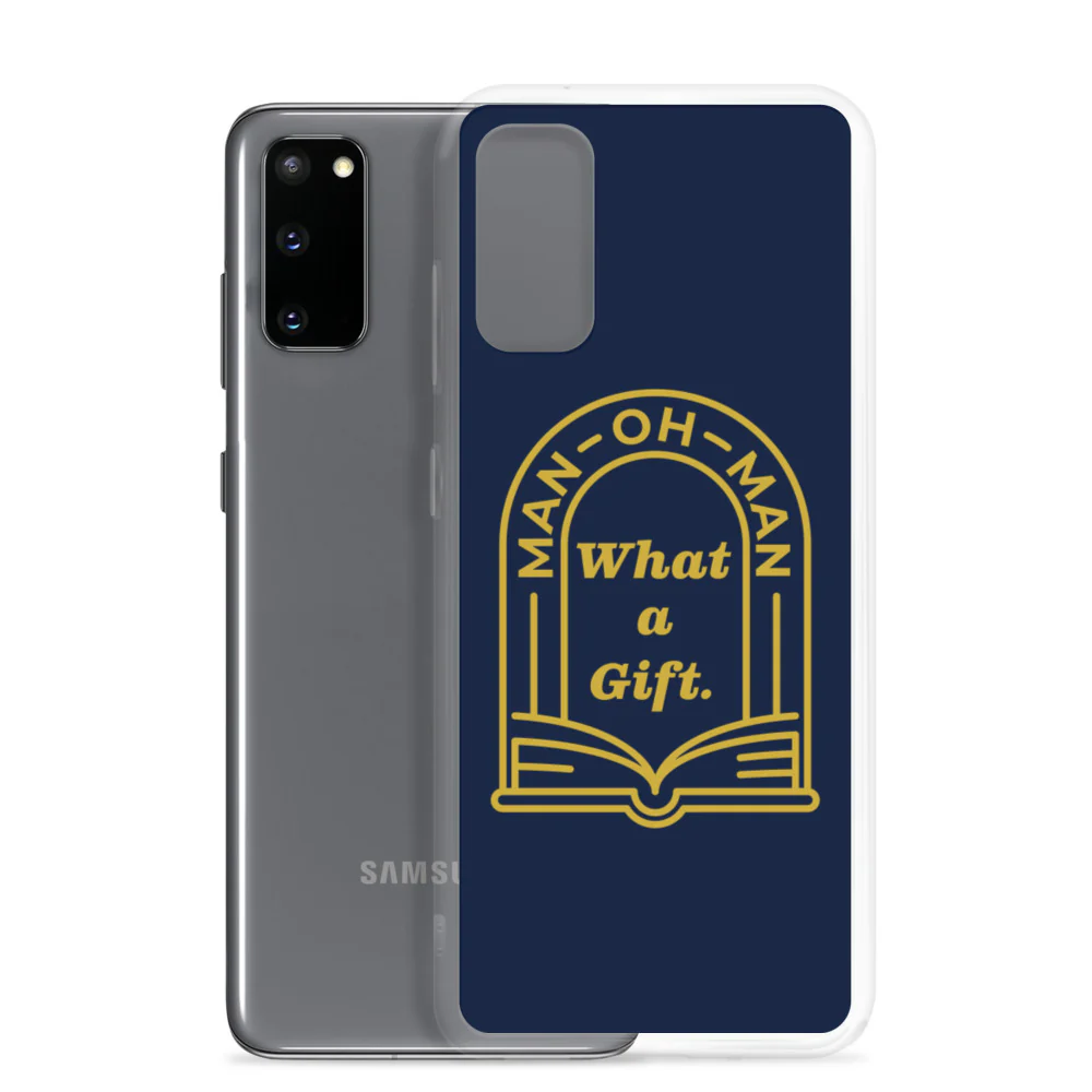 Man-oh-Man Bible in a Year Samsung Phone Case - Navy - Image 8