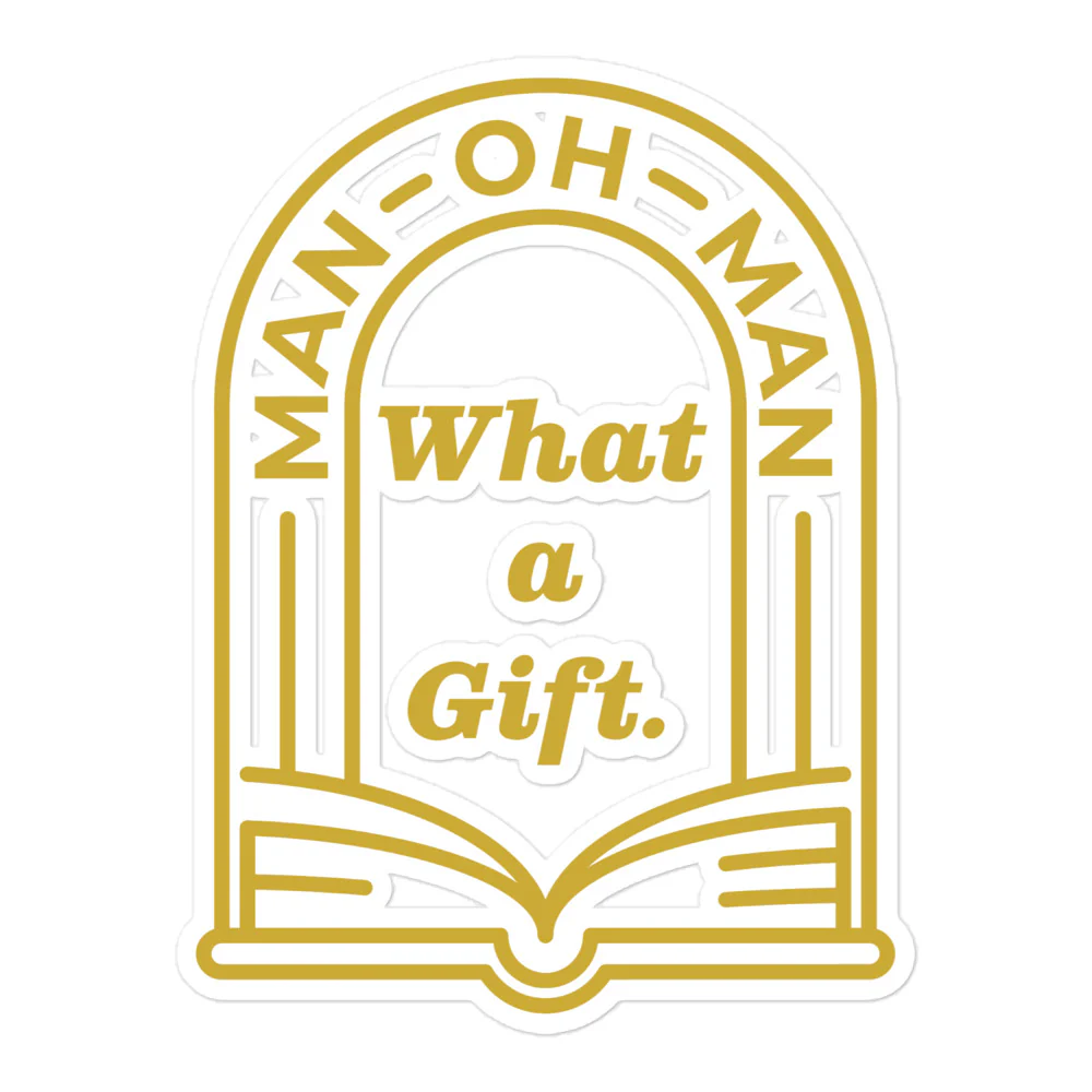Man-oh-Man Bible in a Year Sticker - Image 3