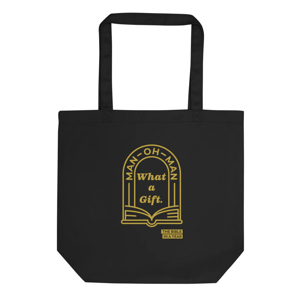 Man-oh-Man Bible in a Year Tote Bag - Image 3