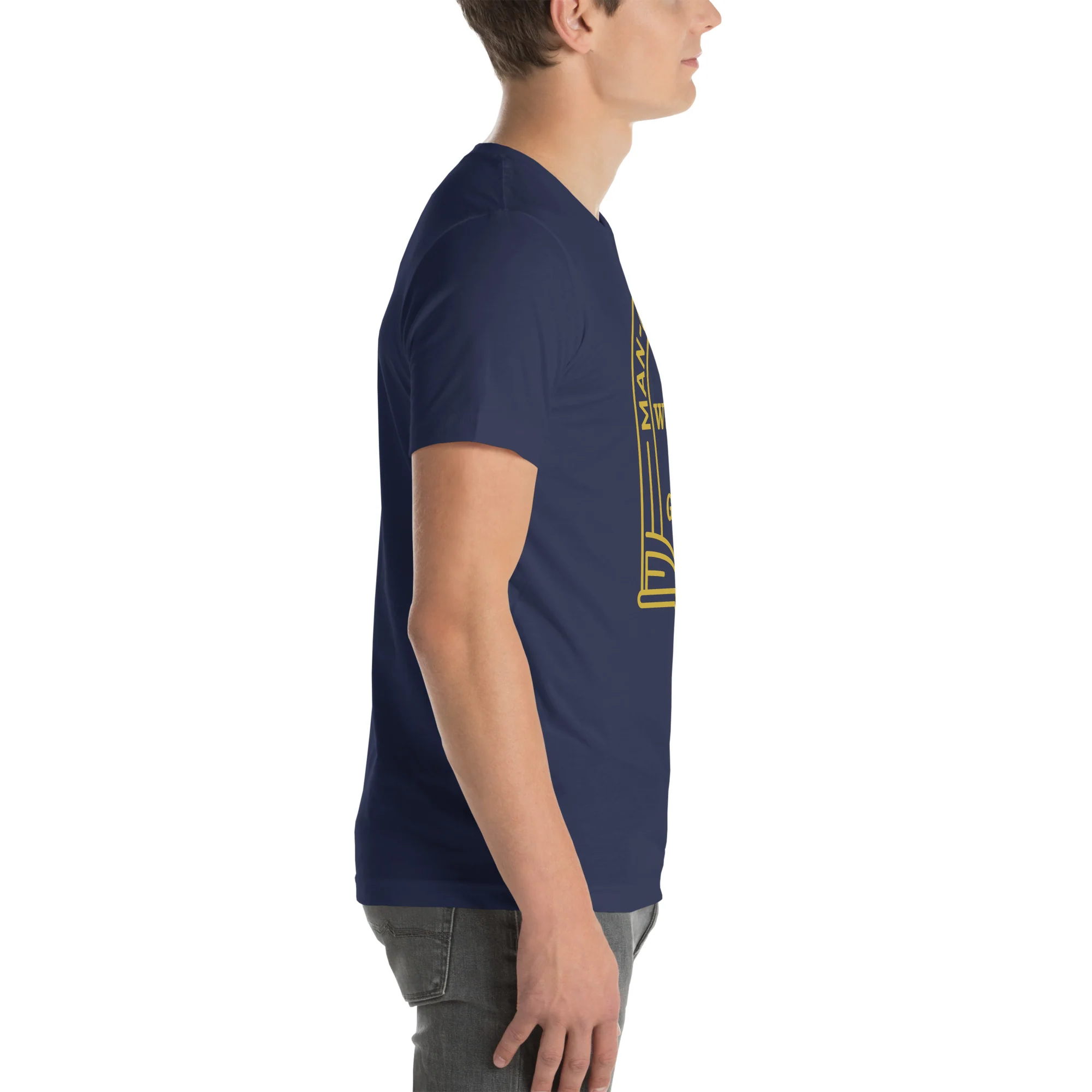 "Man Oh Man" / Bible in a Year Crew T-Shirt - Image 16