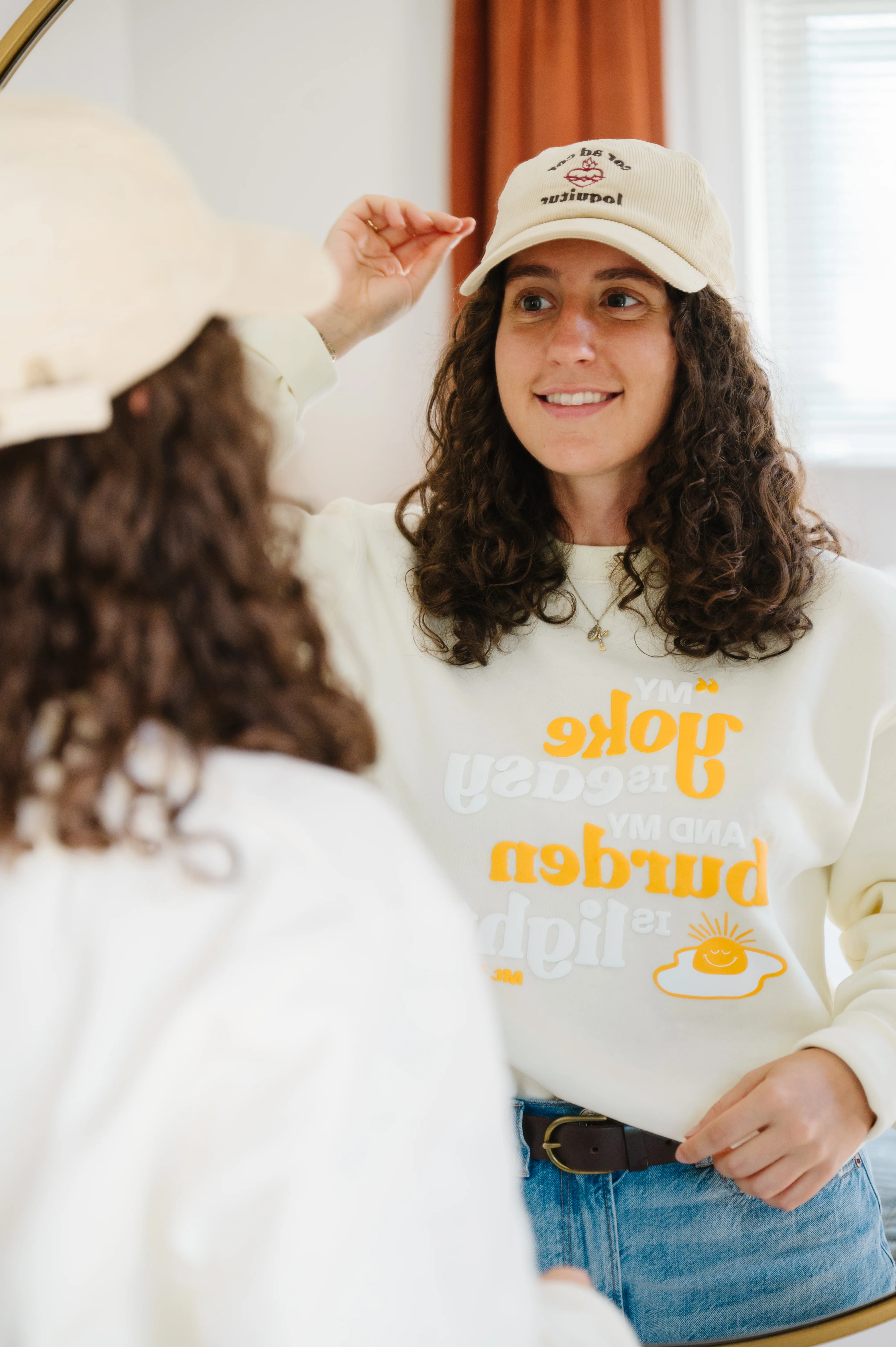 "My Yoke is Easy" / Crewneck Sweatshirt - Image 6