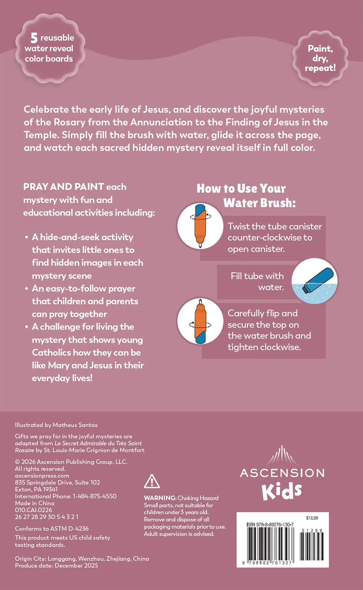 Pray and Paint: Mysteries of the Rosary Water Reveal Bundle - Image 26