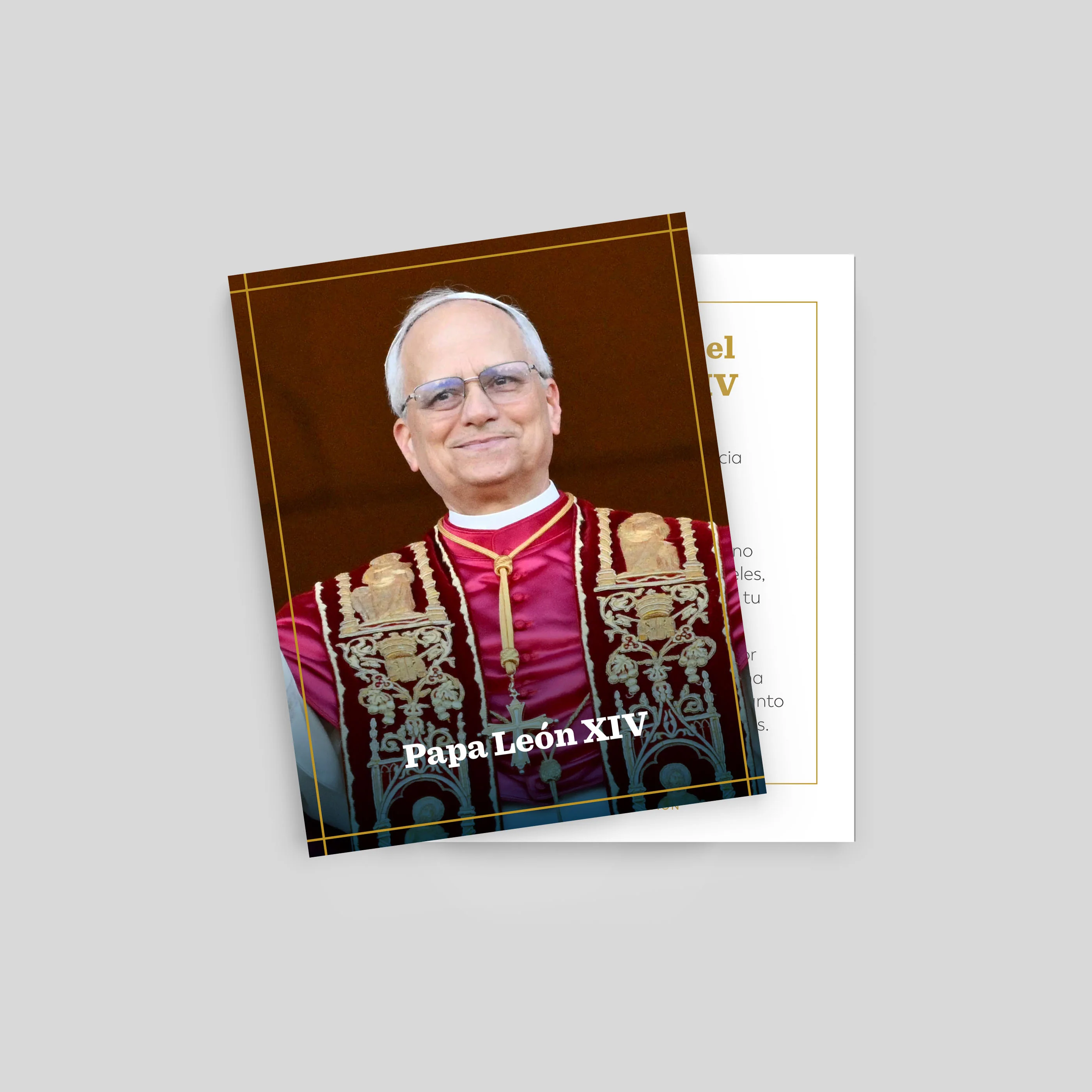 Pope Leo XIV Prayer Cards - Image 4