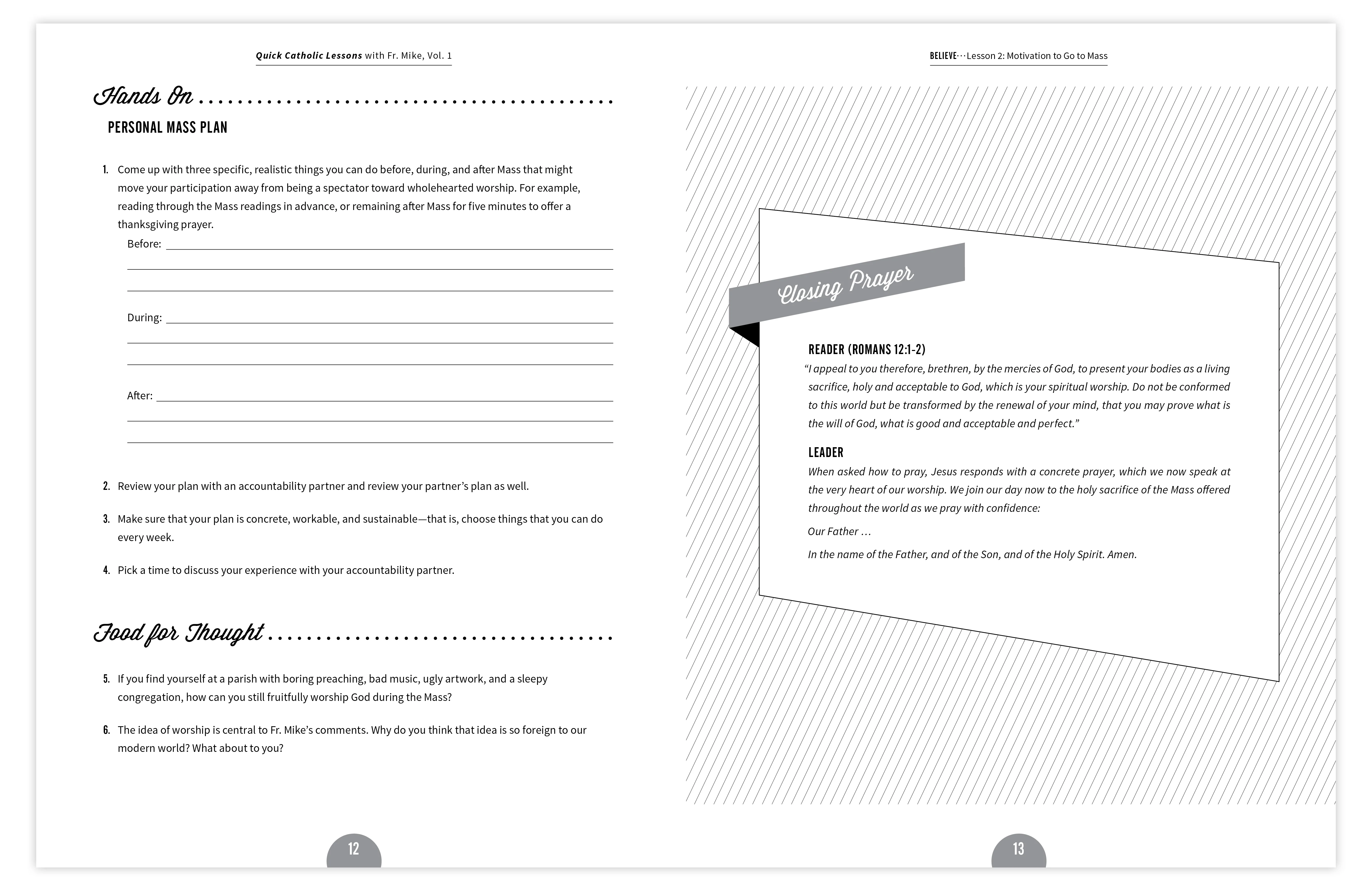 Quick Catholic Lessons with Fr. Mike: Vol. 1, Workbook Set with Digital Access - Image 4