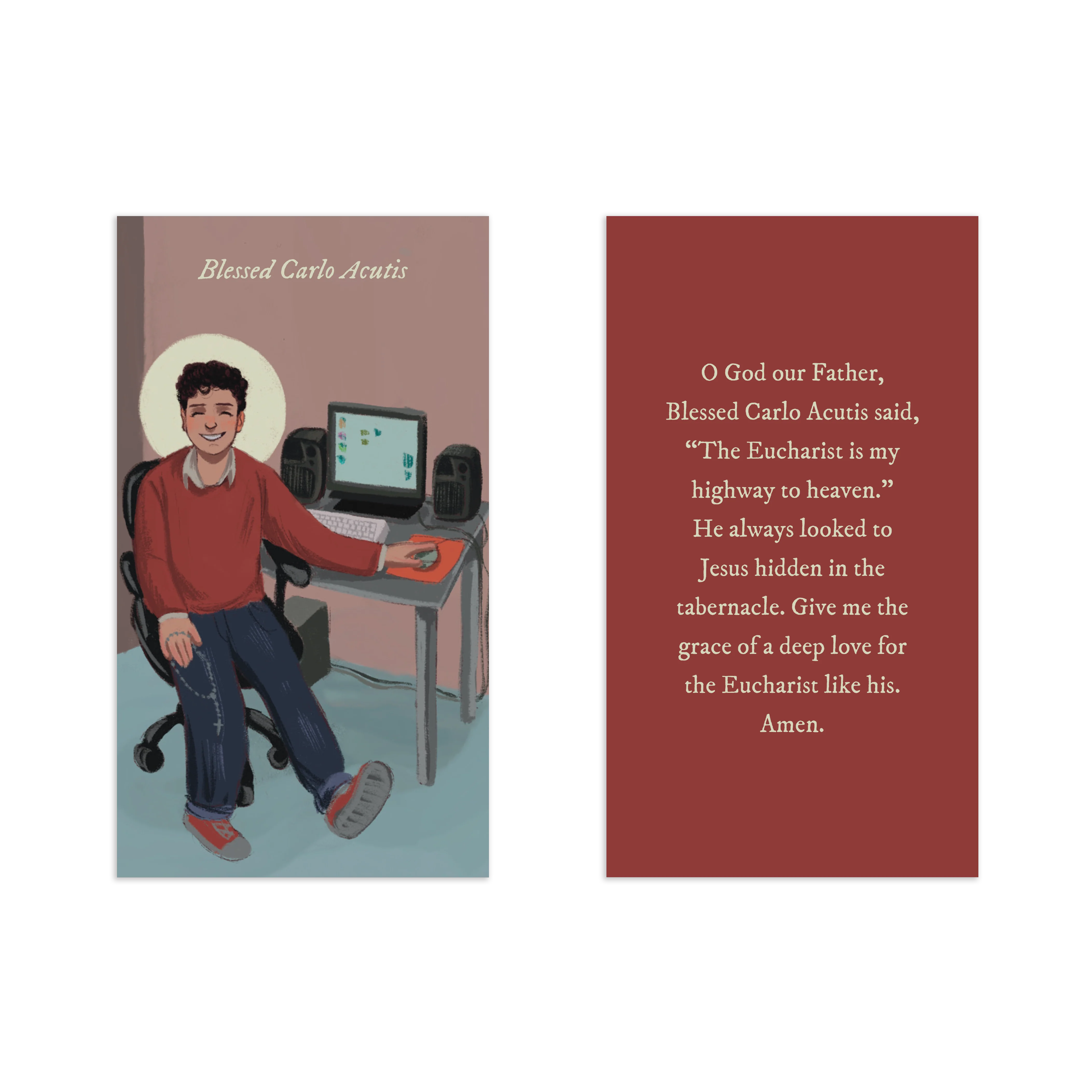 Received Saint Prayer Cards (10 Sets of 12 Cards) - Image 5