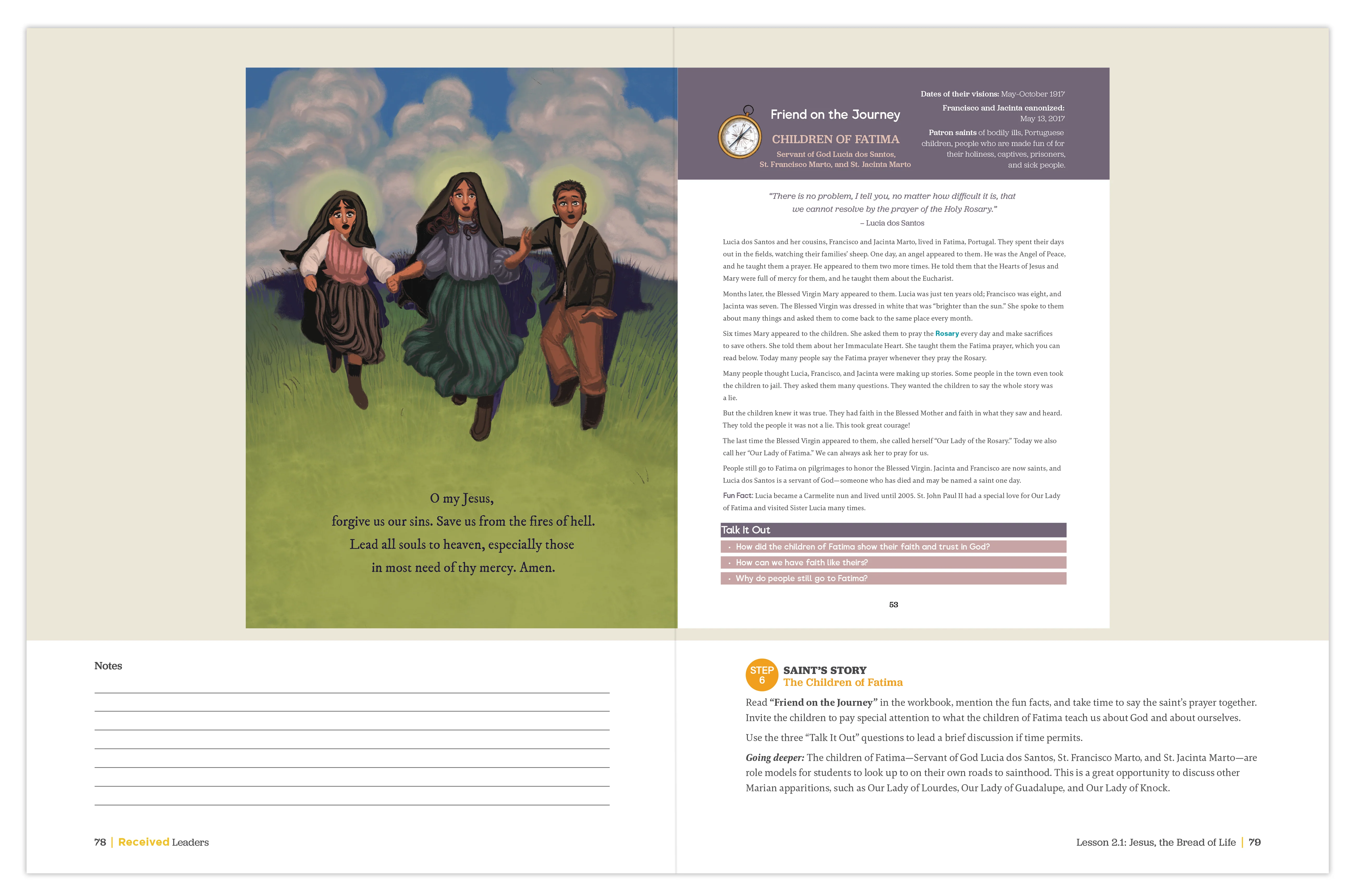 Received First Edition: Your Journey to First Communion Leader's Guide (Includes Online Leader's Access) - Image 4