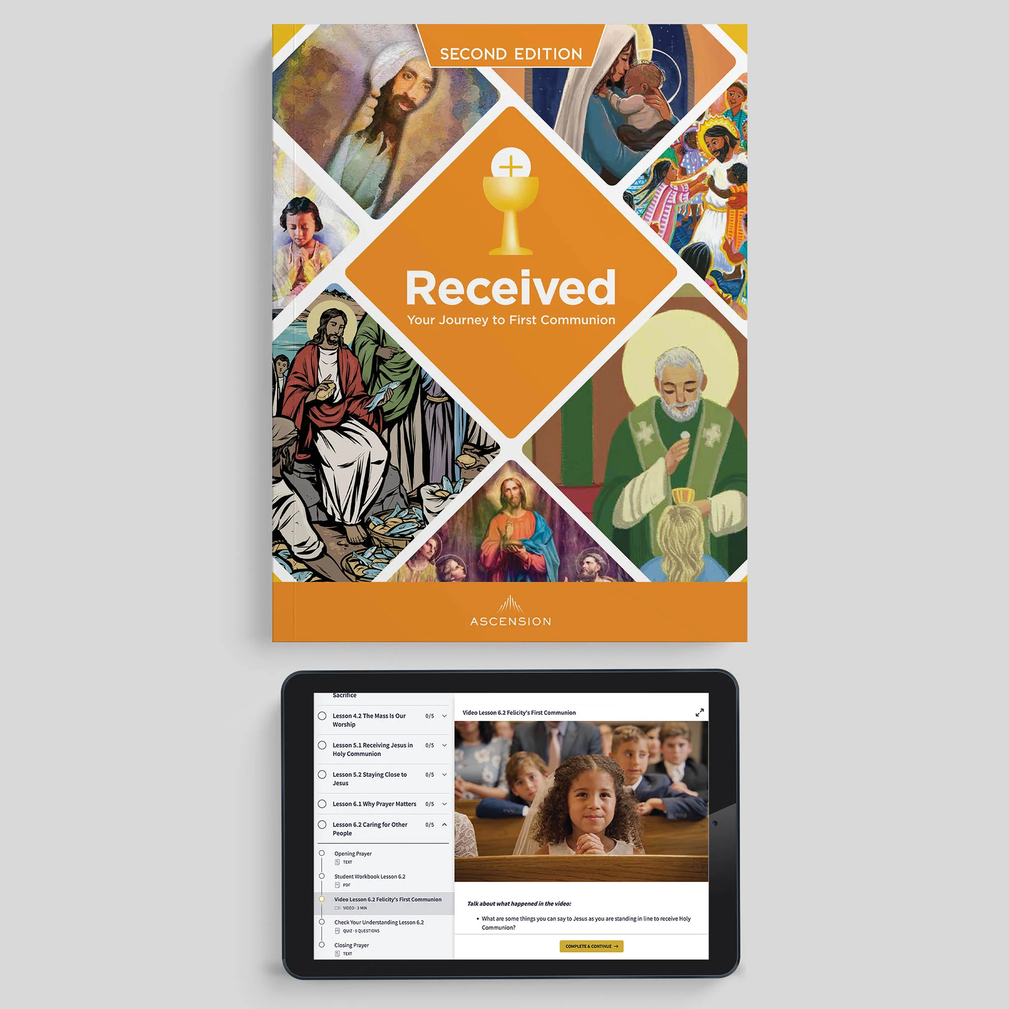 Received Second Edition: Your Journey to First Communion Student Workbook with Online Access