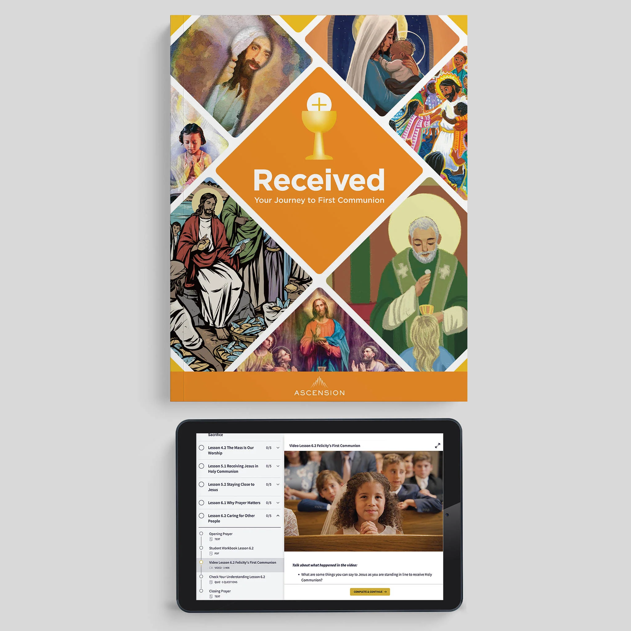 Received First Edition: Your Journey to First Communion Student Workbook with Online Access
