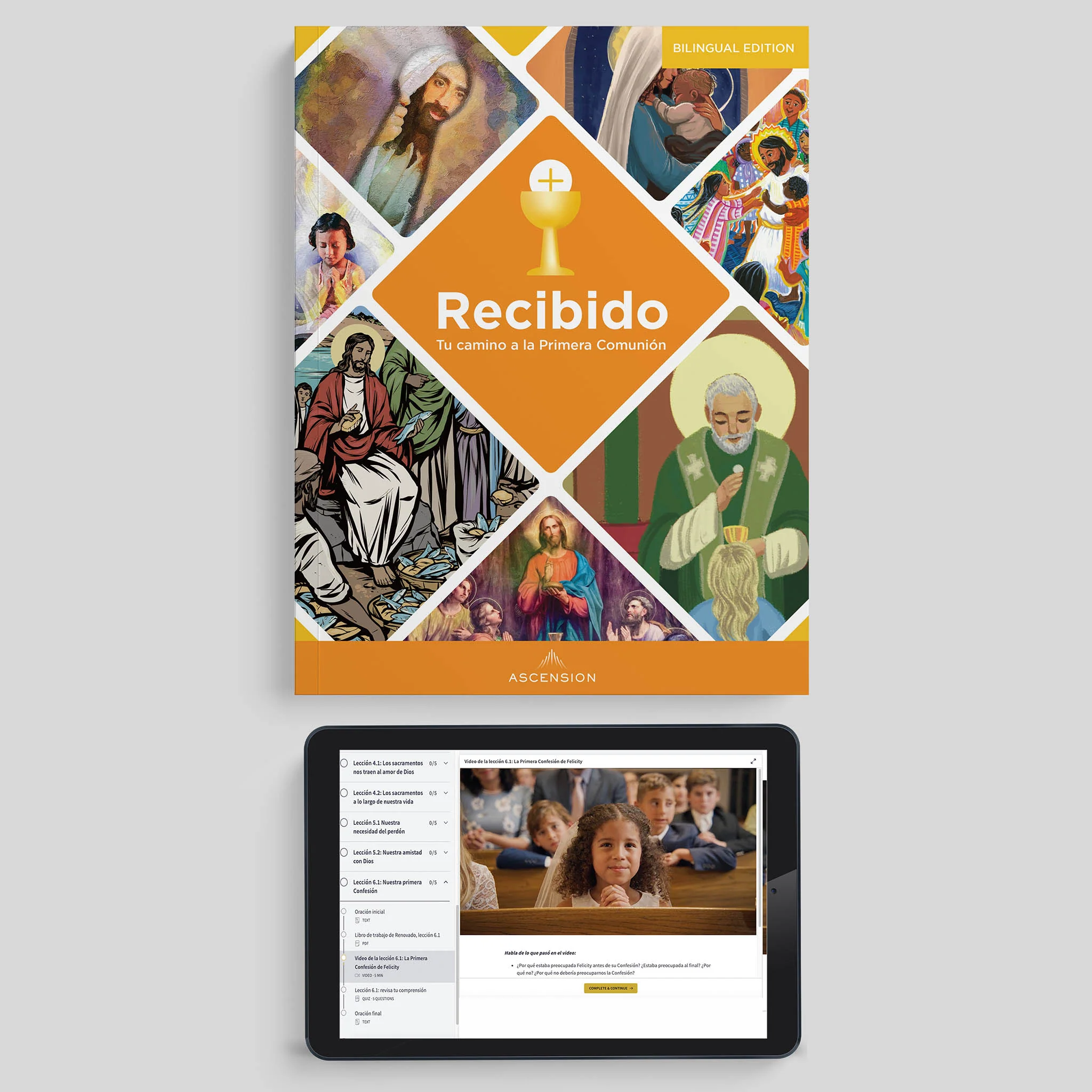 Received First Edition: Your Journey to First Communion Student Workbook with Online Access - Image 2