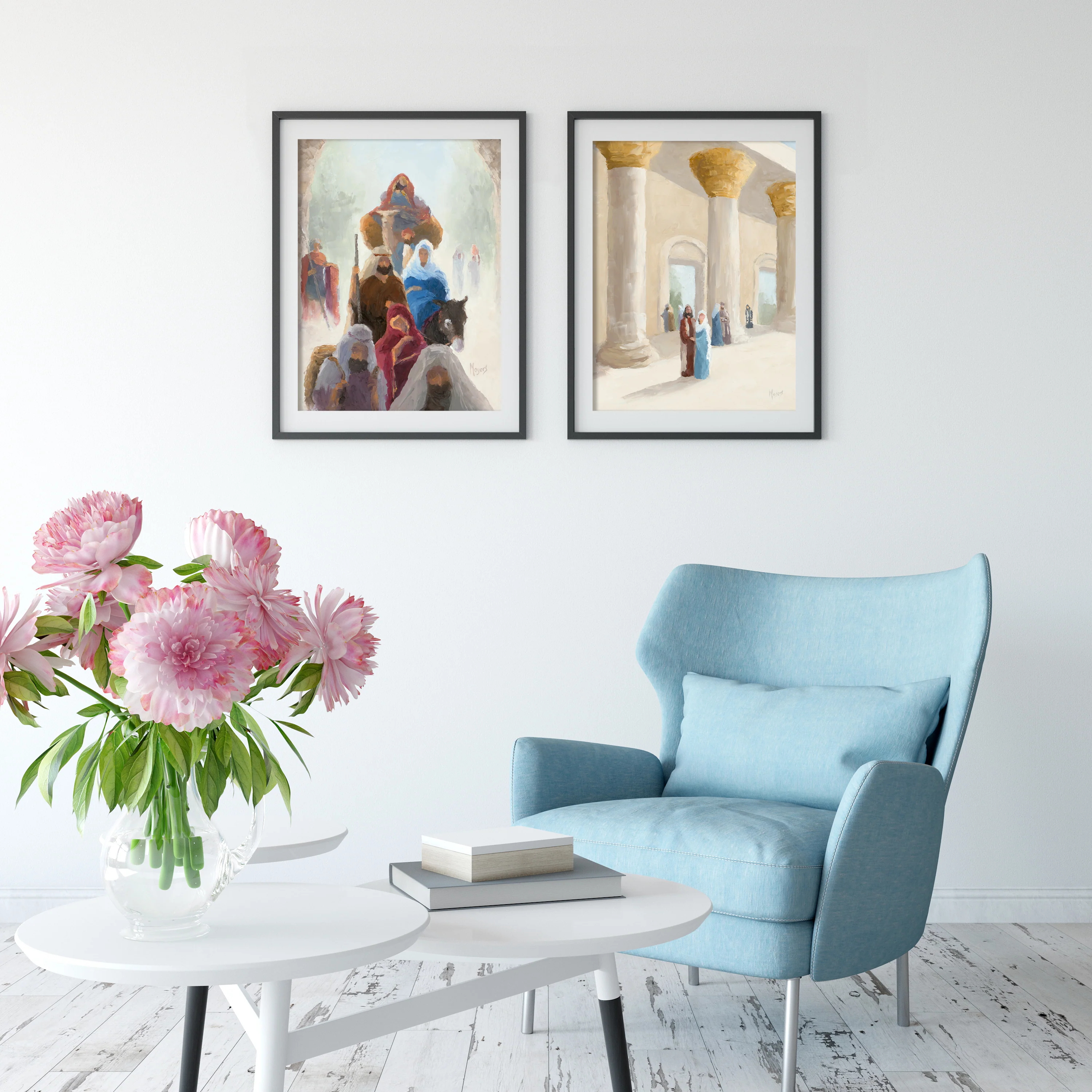 Rejoice! Fine Art Canvas Prints: Caravan to Bethlehem - Image 3