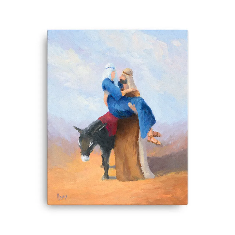 Rejoice! Fine Art Canvas Prints: Embarking for Bethlehem - Image 2