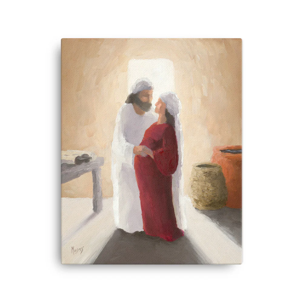 Rejoice! Fine Art Canvas Prints: Zechariah and Elizabeth - Image 3