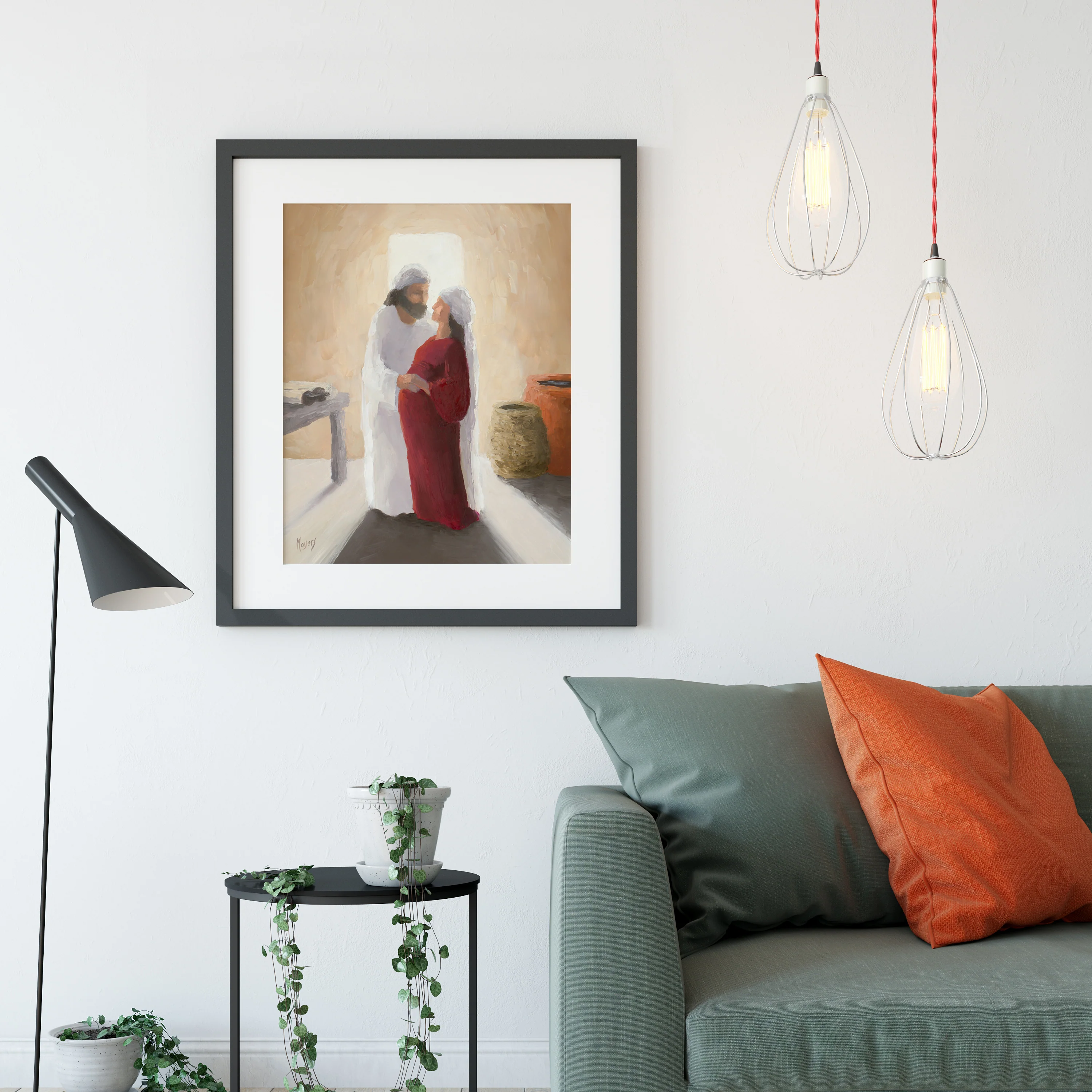 Rejoice! Fine Art Canvas Prints: Zechariah and Elizabeth - Image 4